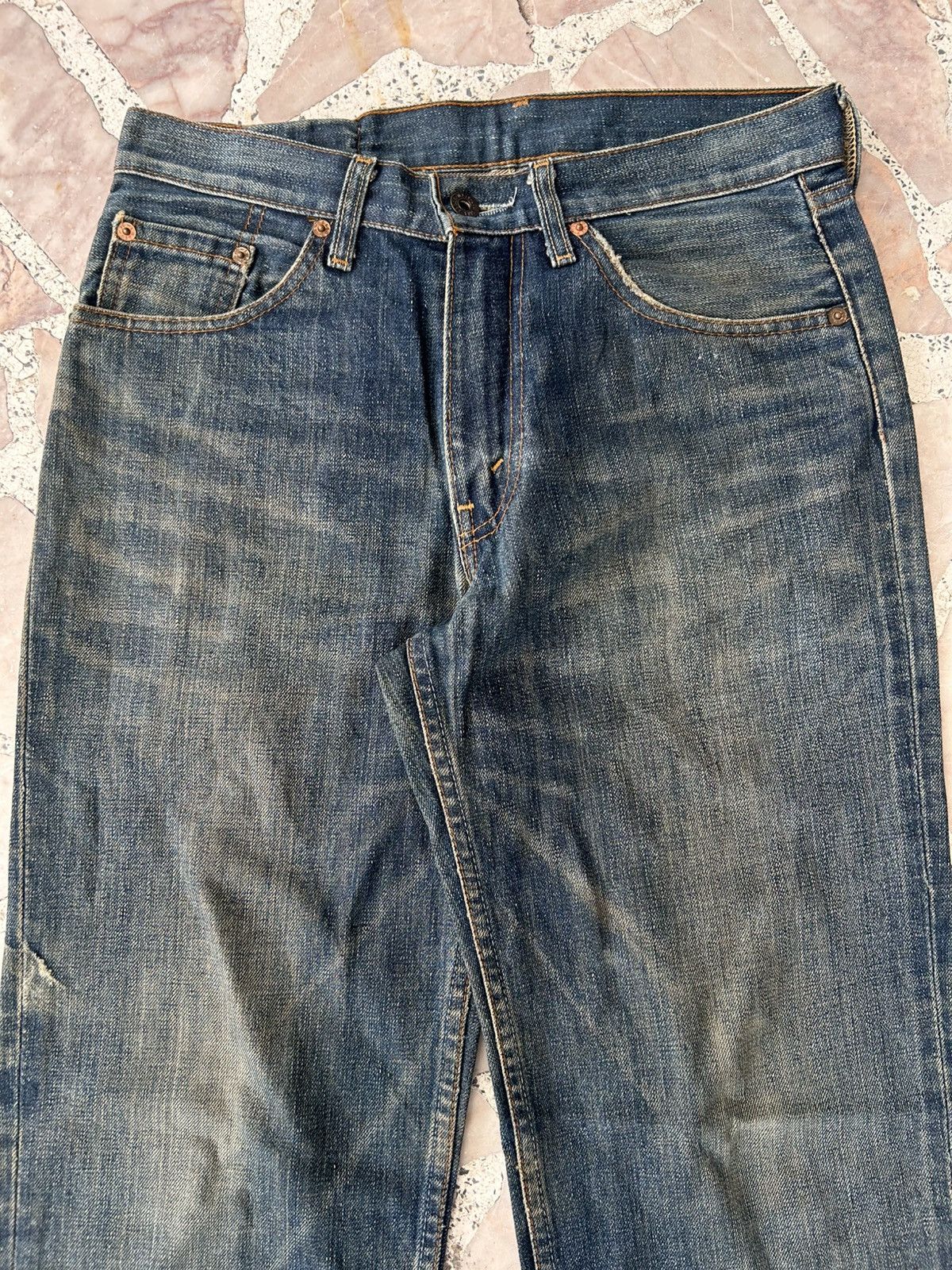 Levi's Levis Vintage 502 Japan Redtab Ripped Denim Size US 30 / EU 46 - 4 Thumbnail