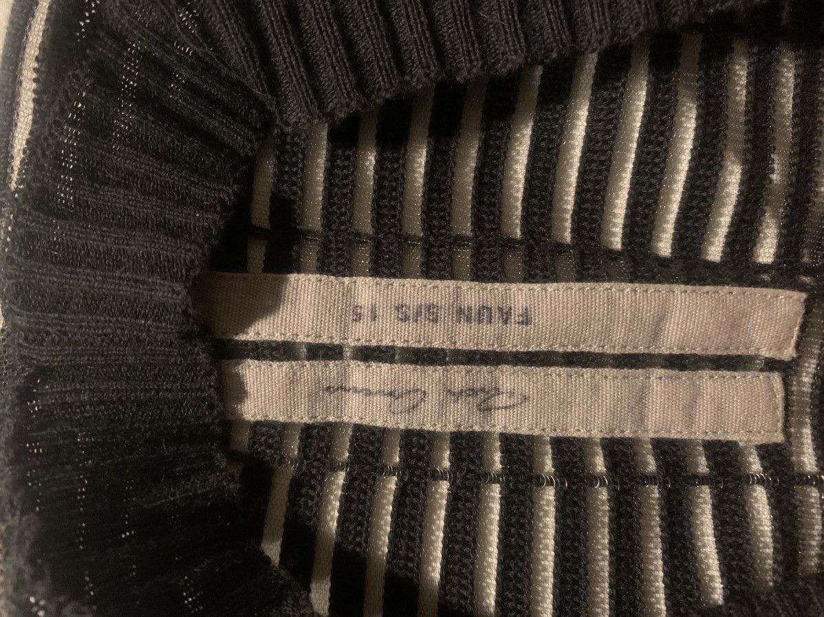 Rick Owens S/S15 Ribbed Knit Sweater Size US XS / EU 42 / 0 - 3 Thumbnail