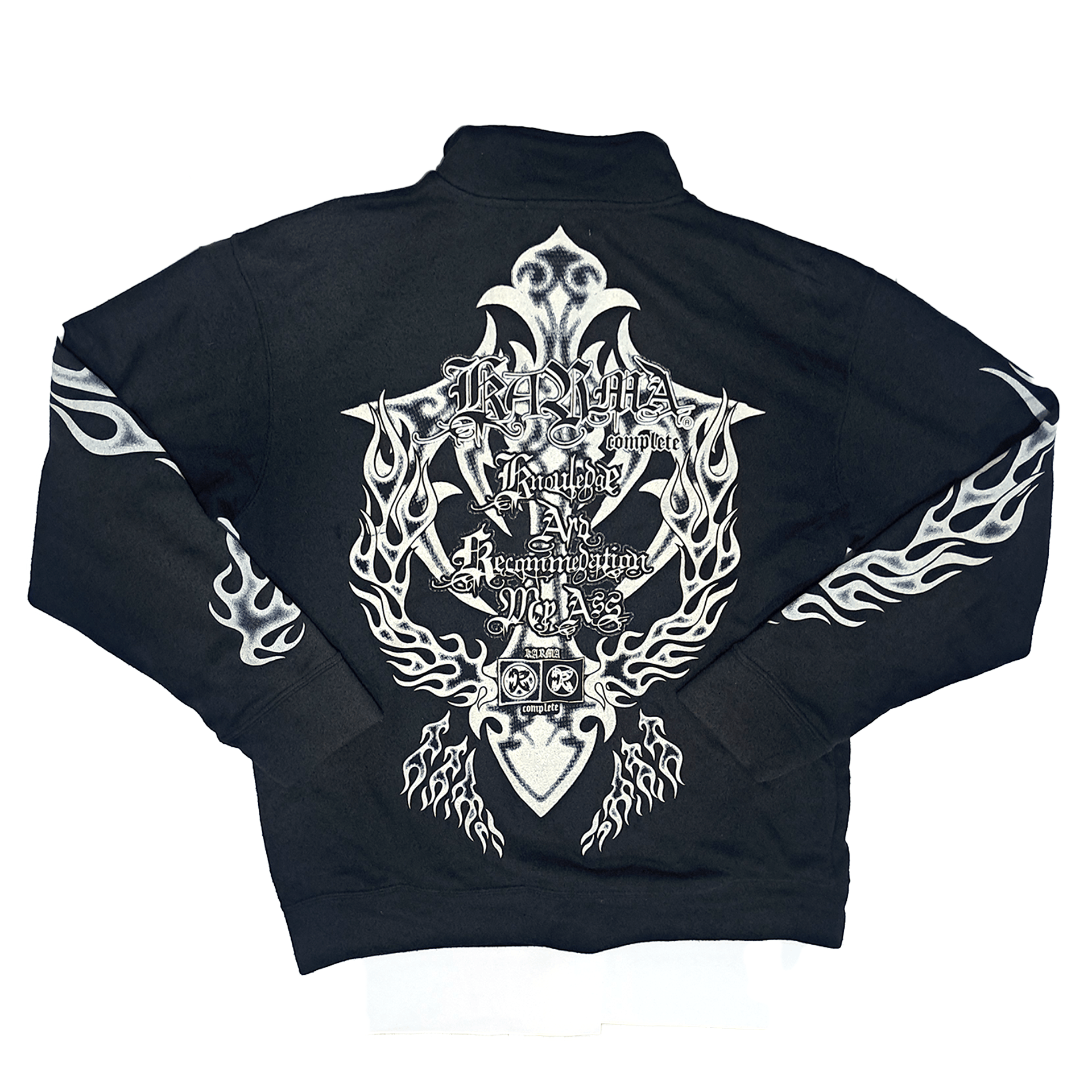 Other Karma Complete Japanese Goth Double Zip Track Jacket Size US L / EU 52-54 / 3 - 4 Thumbnail