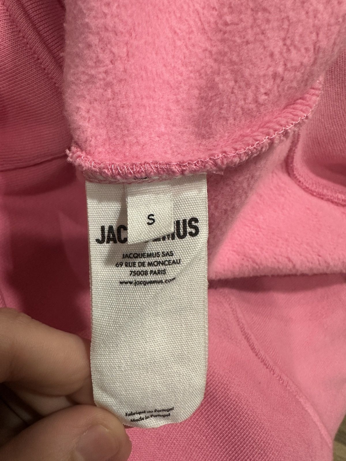 Jacquemus Jacquemus hoodie pink Size US S / EU 44-46 / 1 - 4 Thumbnail