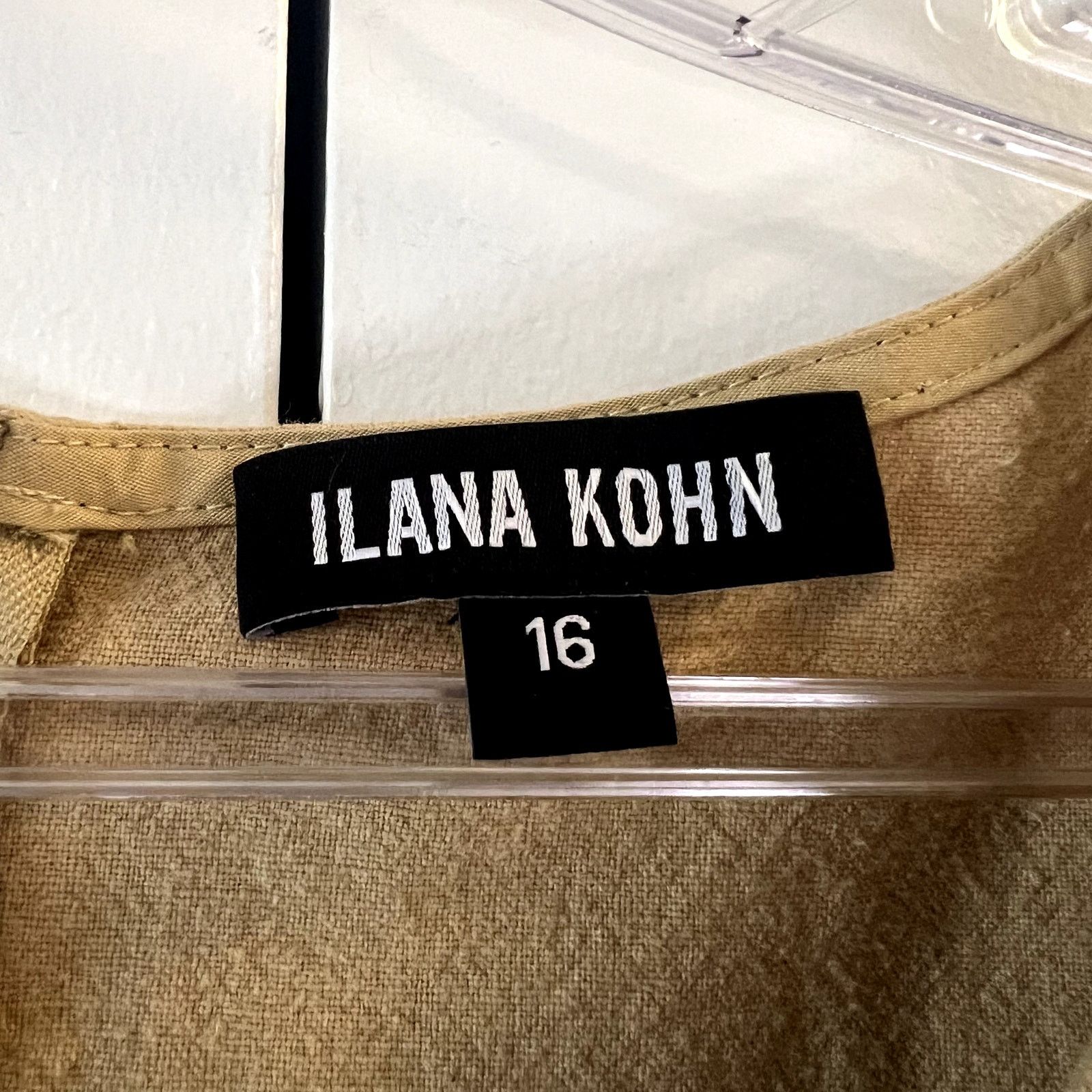 Ilana Kohn Ilana Kohn Lee Romper Mustard Yellow Cotton Short Sleeve 16 Size 38" / US 16 / IT 52 - 2 Thumbnail