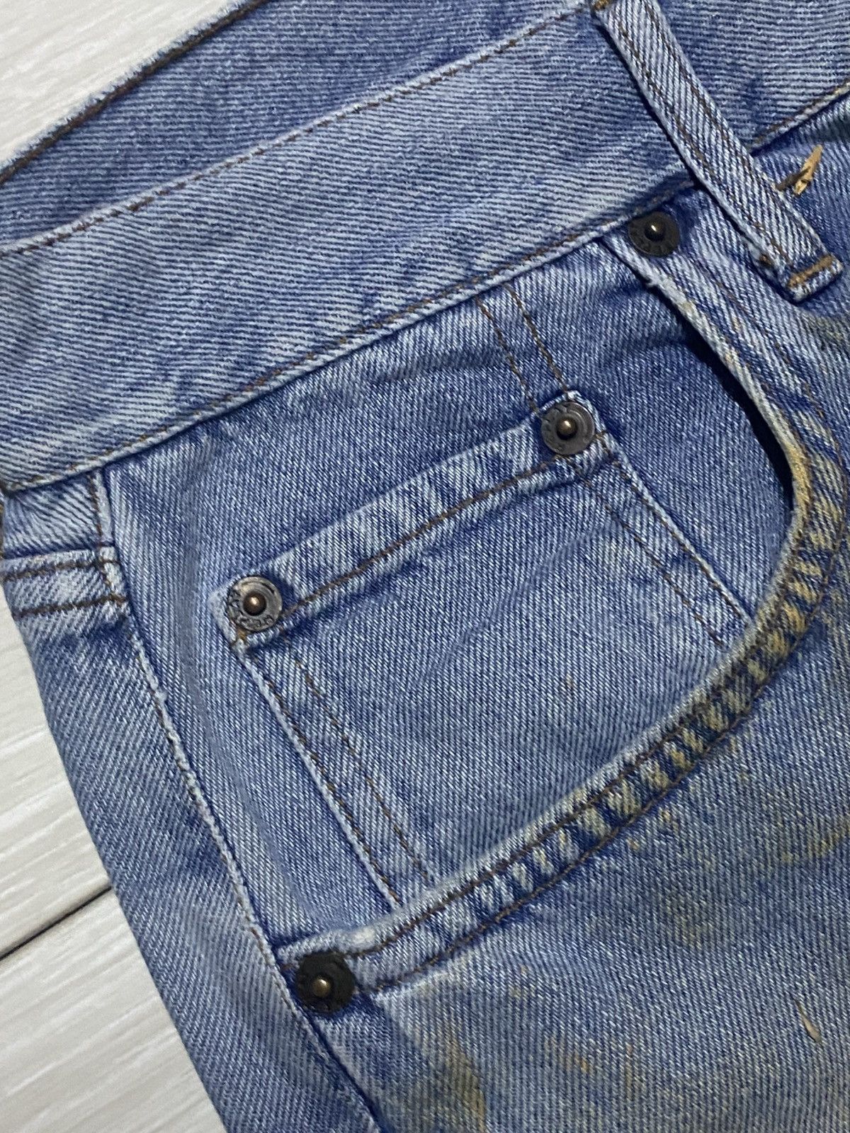 Replay Vintage Replay Mud Wash high Rised Distressed Loose Jeans Size US 32 / EU 48 - 9 Thumbnail