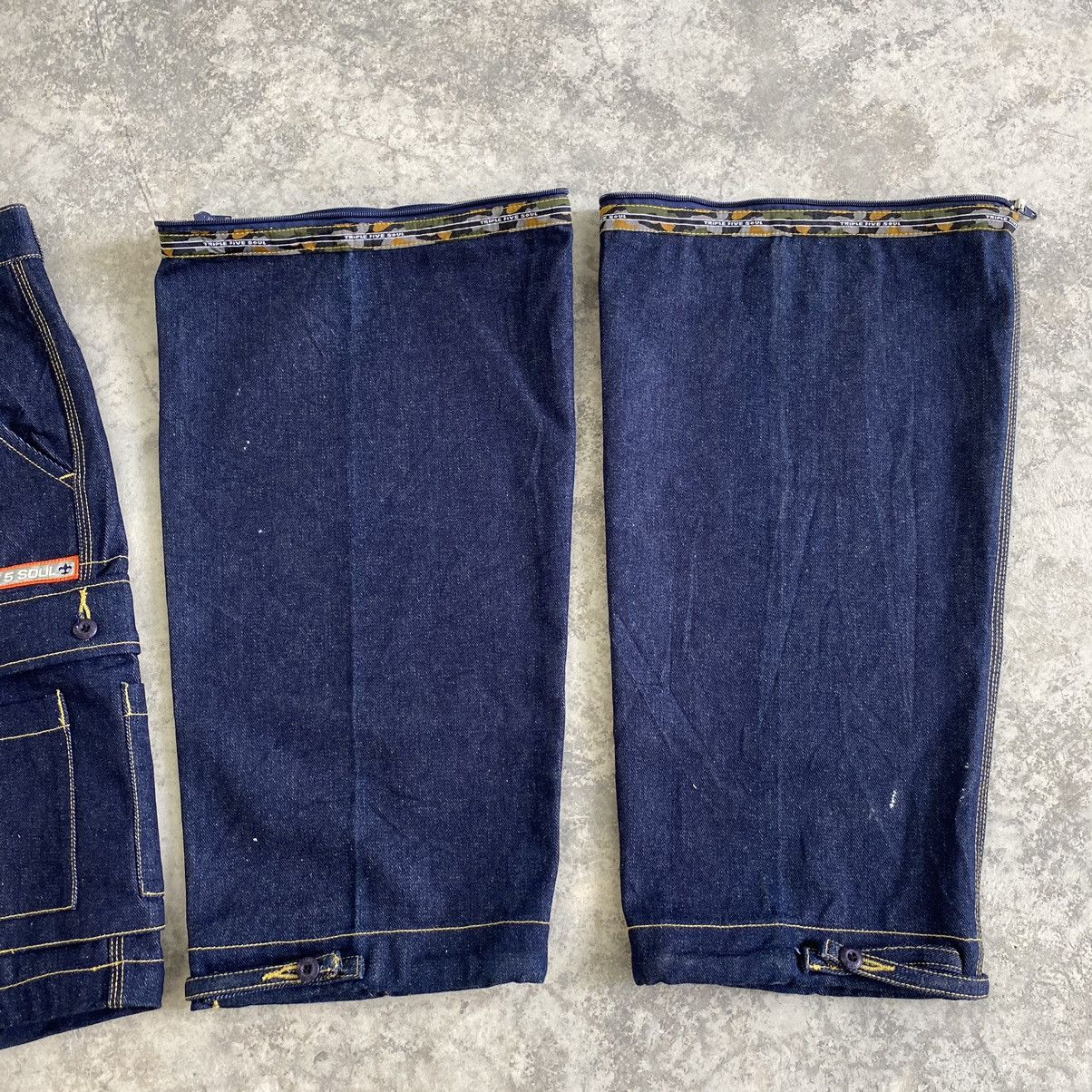 Triple 5 Soul VTG Y2K Triple 5 Soul Convertible Cargo Baggy Jeans Size US 30 / EU 46 - 20 Thumbnail