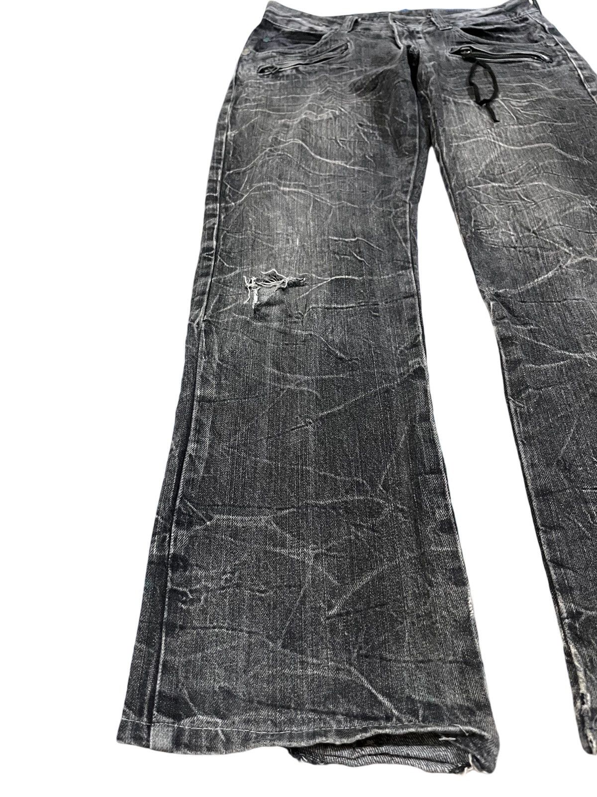 Le Grande Bleu (L.G.B.) Vintage Double Focus Punk Denim Size US 31 - 4 Thumbnail