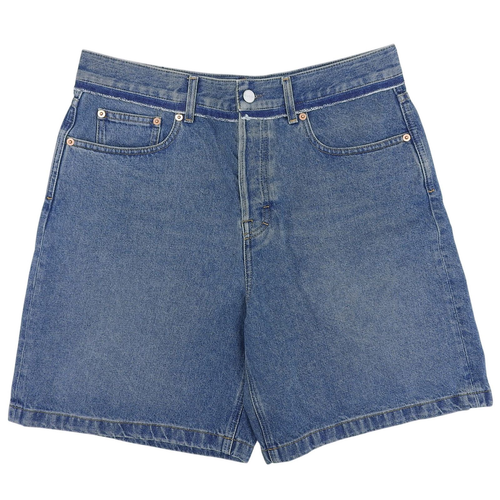 Gucci Gucci Gucci Cotton Denim Shorts Textile Jeans DUTY FREE for USA Size ONE SIZE - 1 Thumbnail