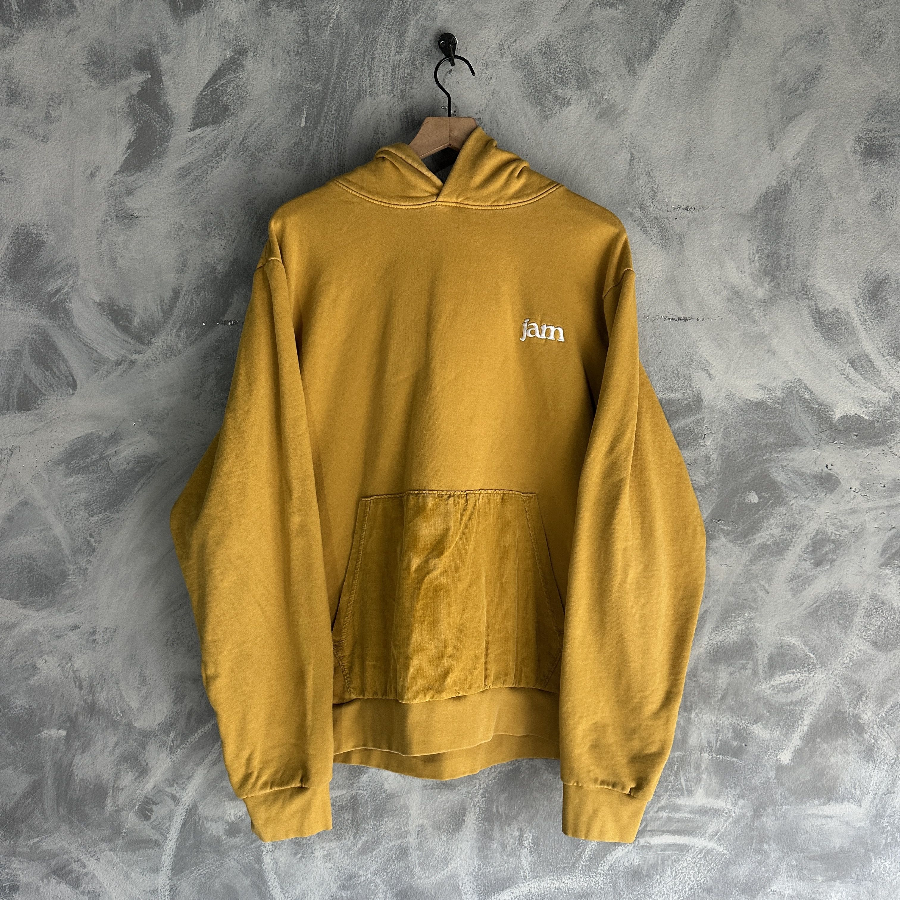 Jam Jam By Sam Jayne Perfect Hoodie Mens XL Yellow Mustard Size US XL / EU 56 / 4 - 1 Thumbnail