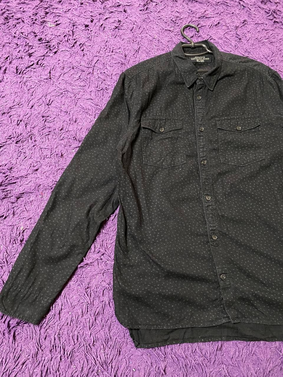 Allsaints Vintage Allsaints Print Shirt Size L Streetwear Size US L / EU 52-54 / 3 - 8 Thumbnail