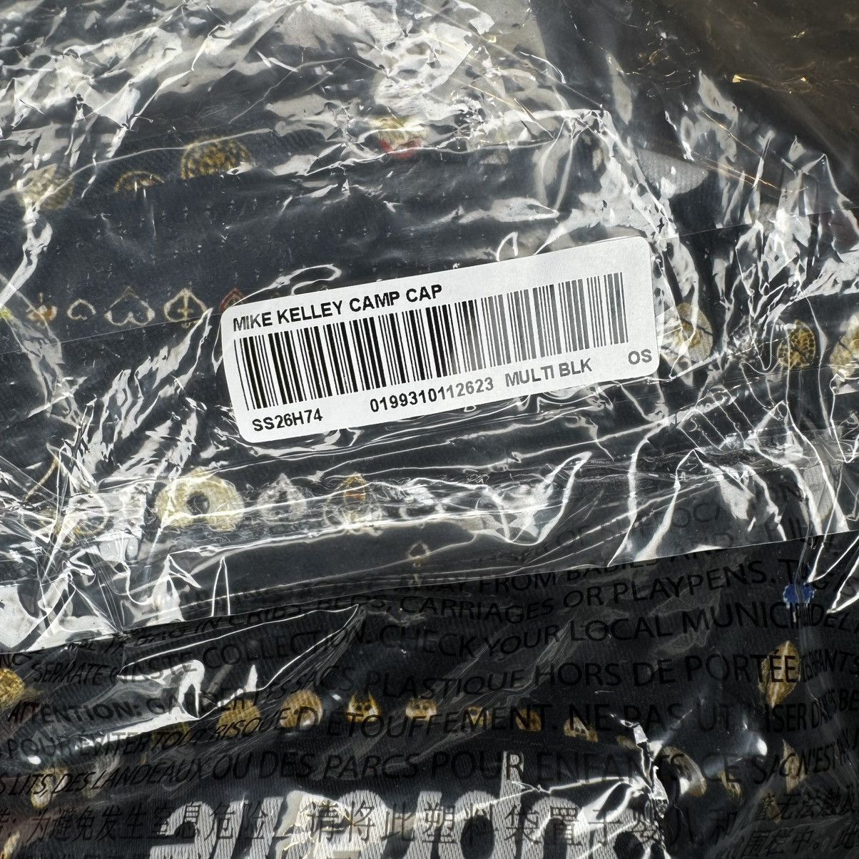Supreme Supreme Mike Kelley Camp Cap Black SS26 DS Size ONE SIZE - 6 Thumbnail