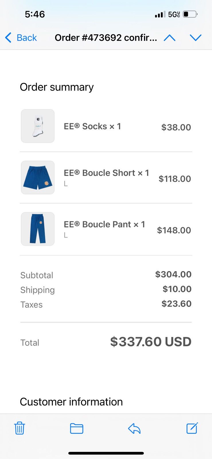 Eric Emanuel Eric Emanuel blue w orange Knicks boucle sweatpants large Size US 32 / EU 48 - 2 Thumbnail
