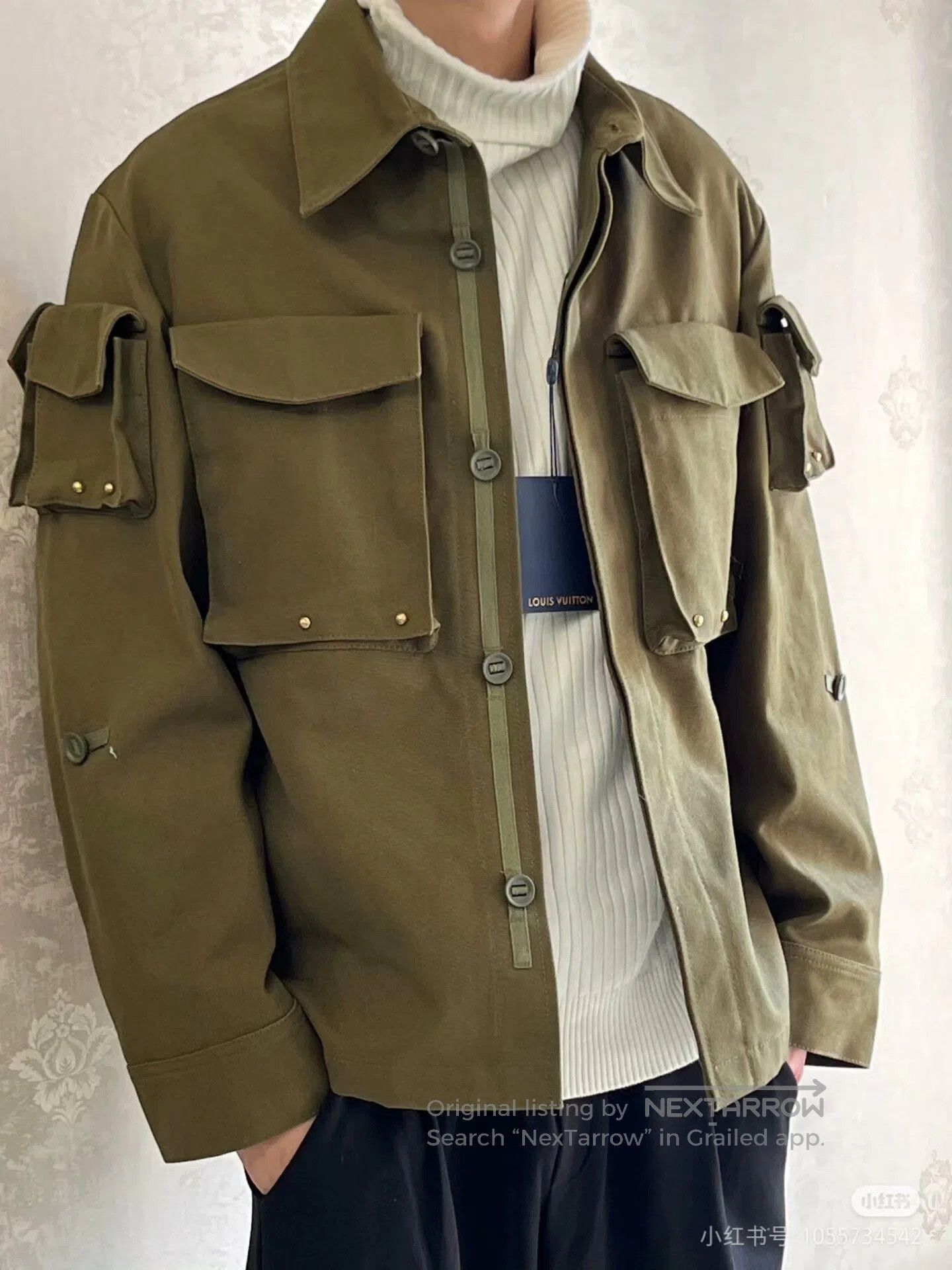 Louis Vuitton lv x pharrell military green jacket. Size US M / EU 48-50 / 2 - 2 Thumbnail