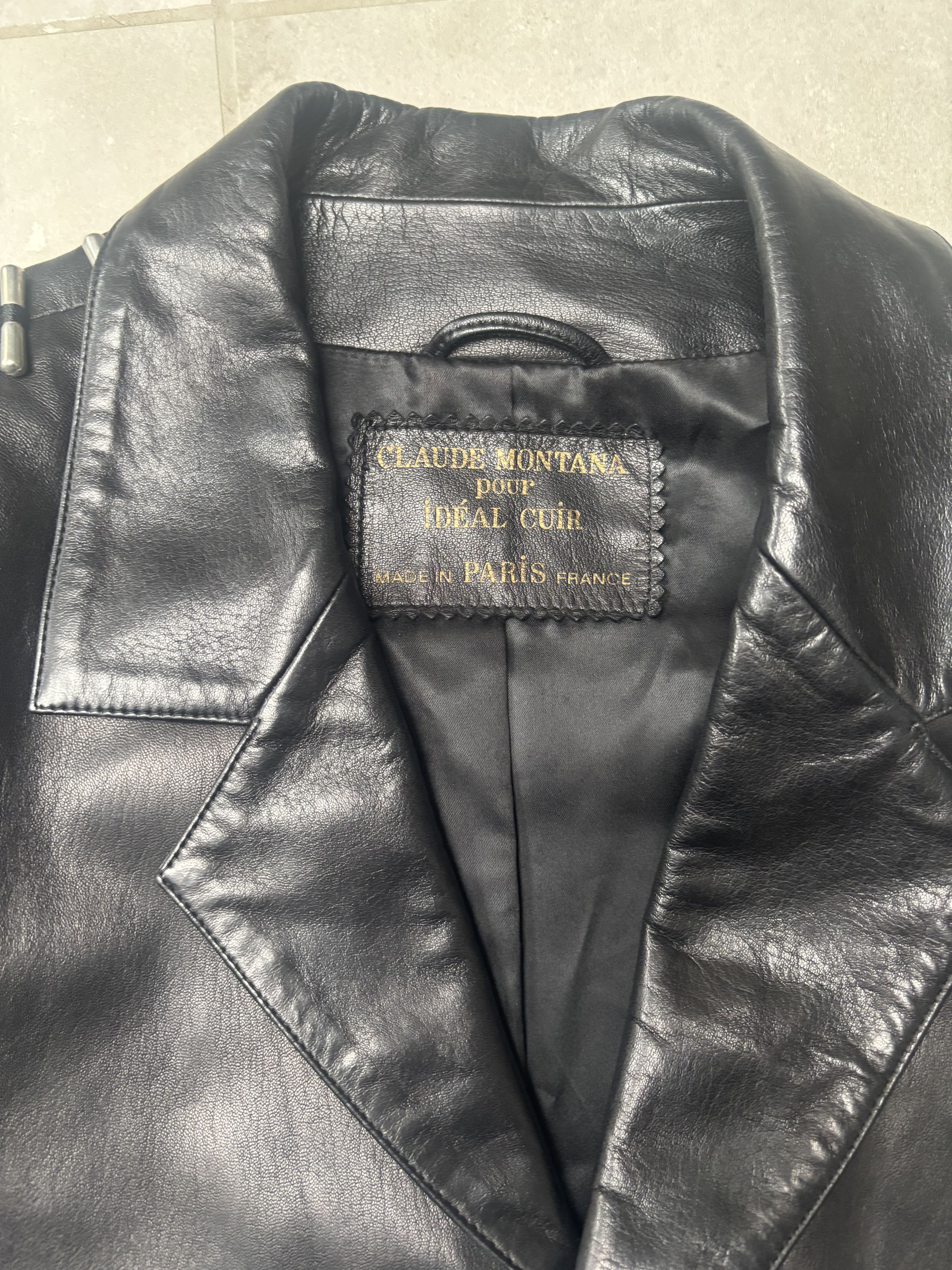 Claude Montana Claude Montana runway leather jacket Size US M / EU 48-50 / 2 - 3 Thumbnail