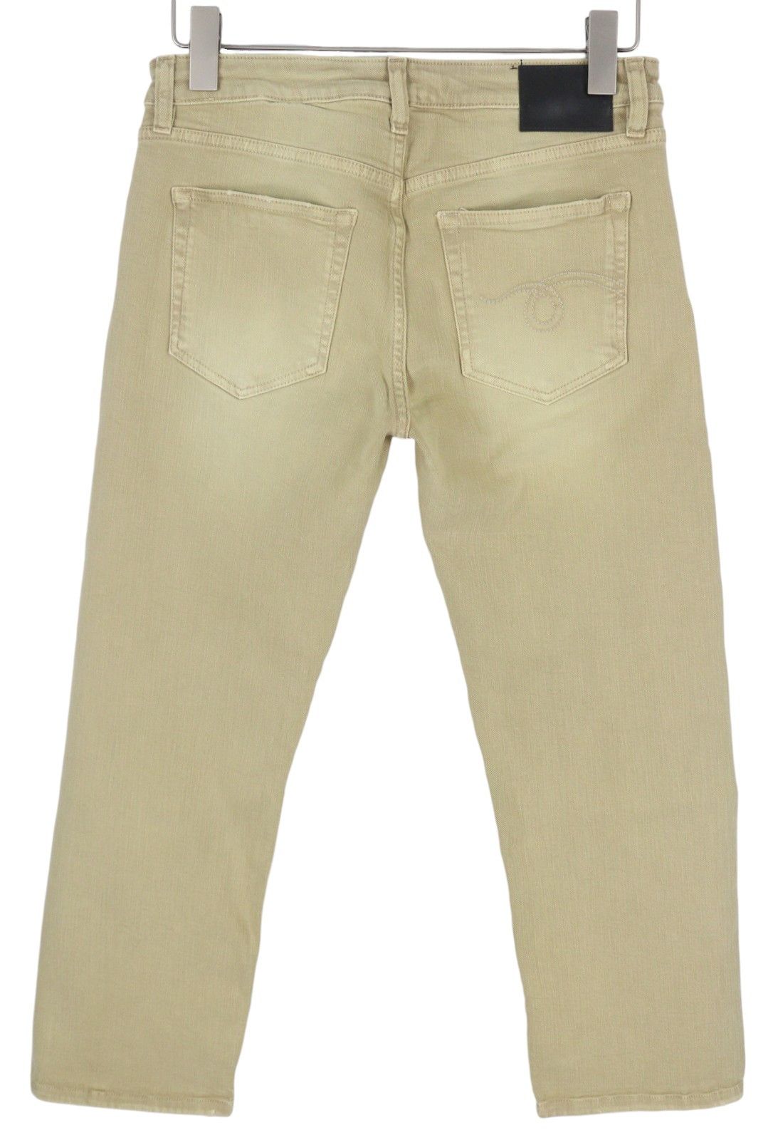 R13 BOY STRAIGHT 28 Khaki Stretch Washed Ankled Light 86308 Size 28" / US 6 / IT 42 - 4 Thumbnail