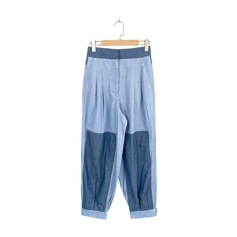 Loewe LOEWE Patch leather brand logo ankle pants Size 42" / US 20 - 1 Thumbnail