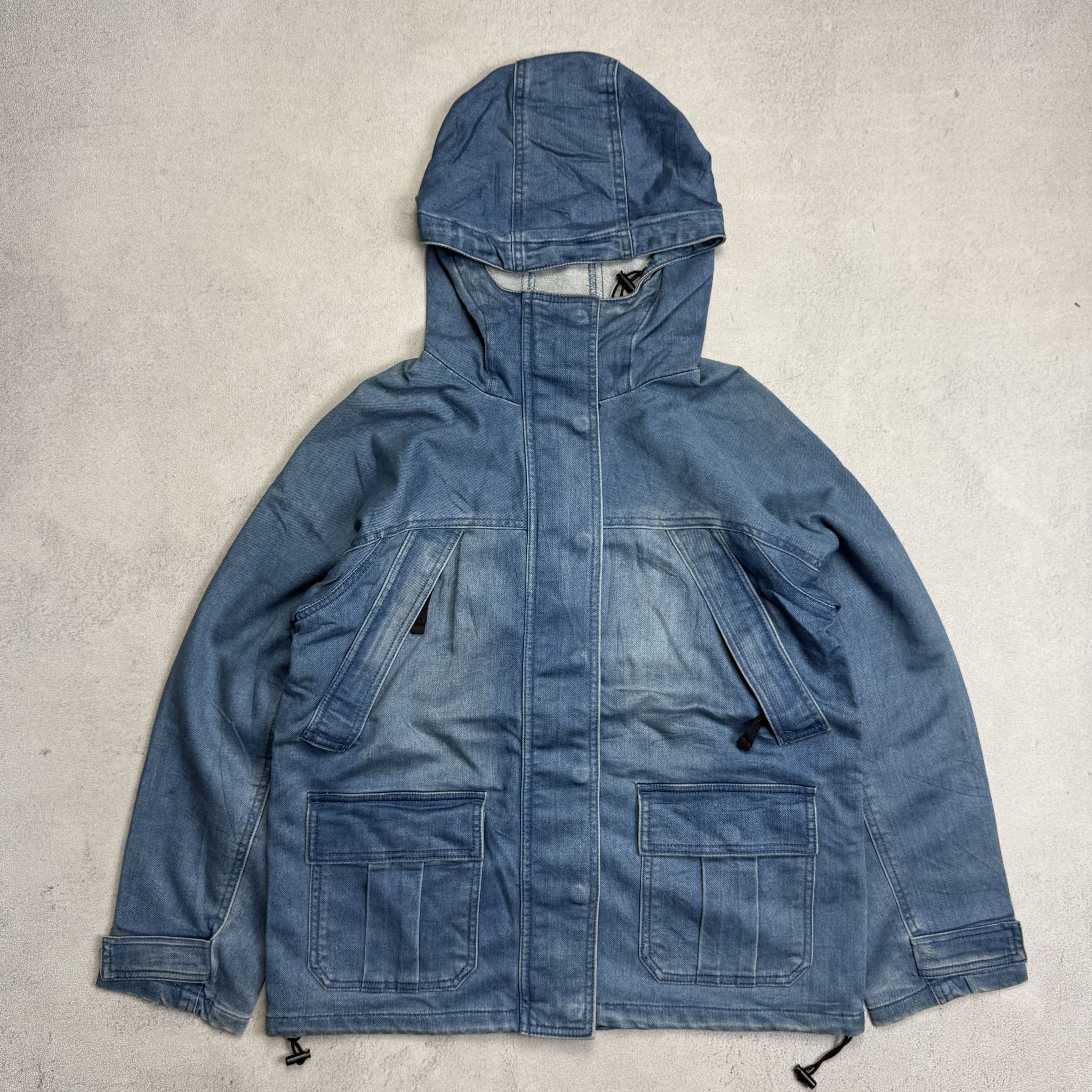 Japanese Brand Sorridere Multi Pocket Utility Jacket Hooded Size US S / EU 44-46 / 1 - 1 Thumbnail