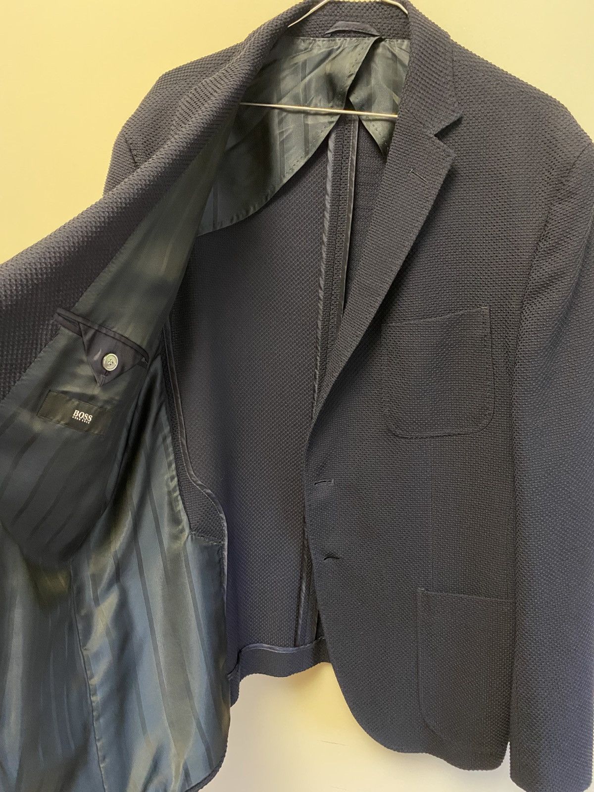 Hugo Boss Hugo Boss Casual Jacket Dark Blue Barely Worn Size 46R - 3 Thumbnail
