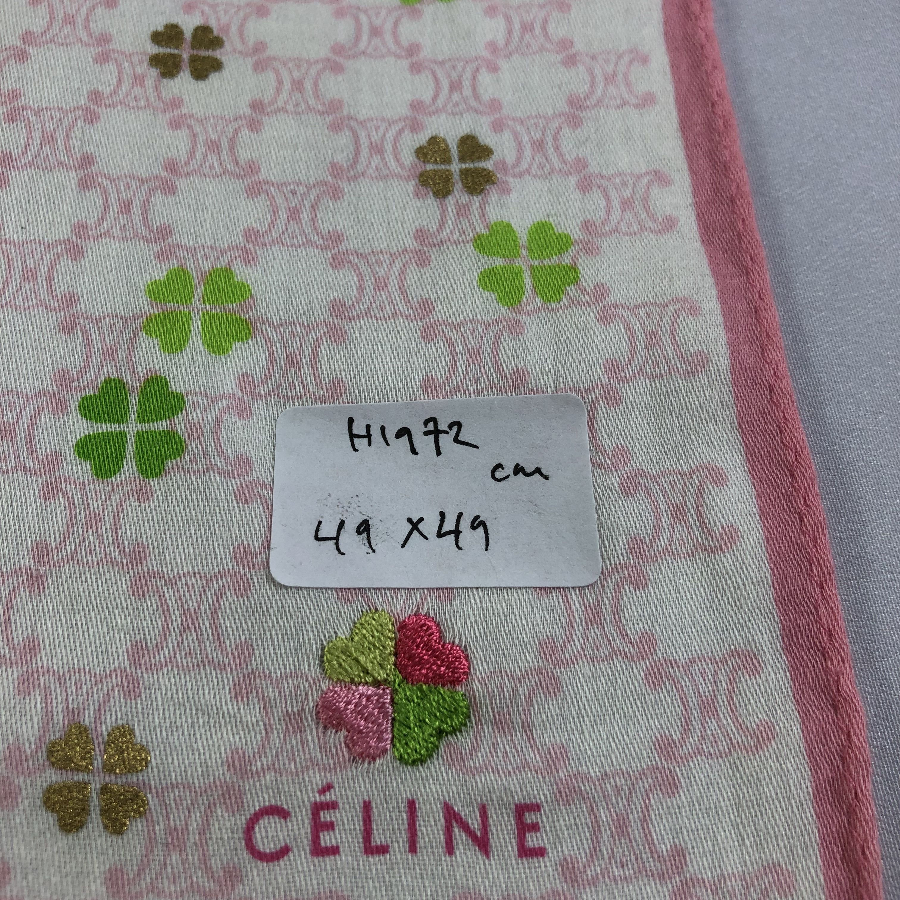 Celine Celine Handkerchief Neckerchief Bandana H1972 Size ONE SIZE - 6 Thumbnail