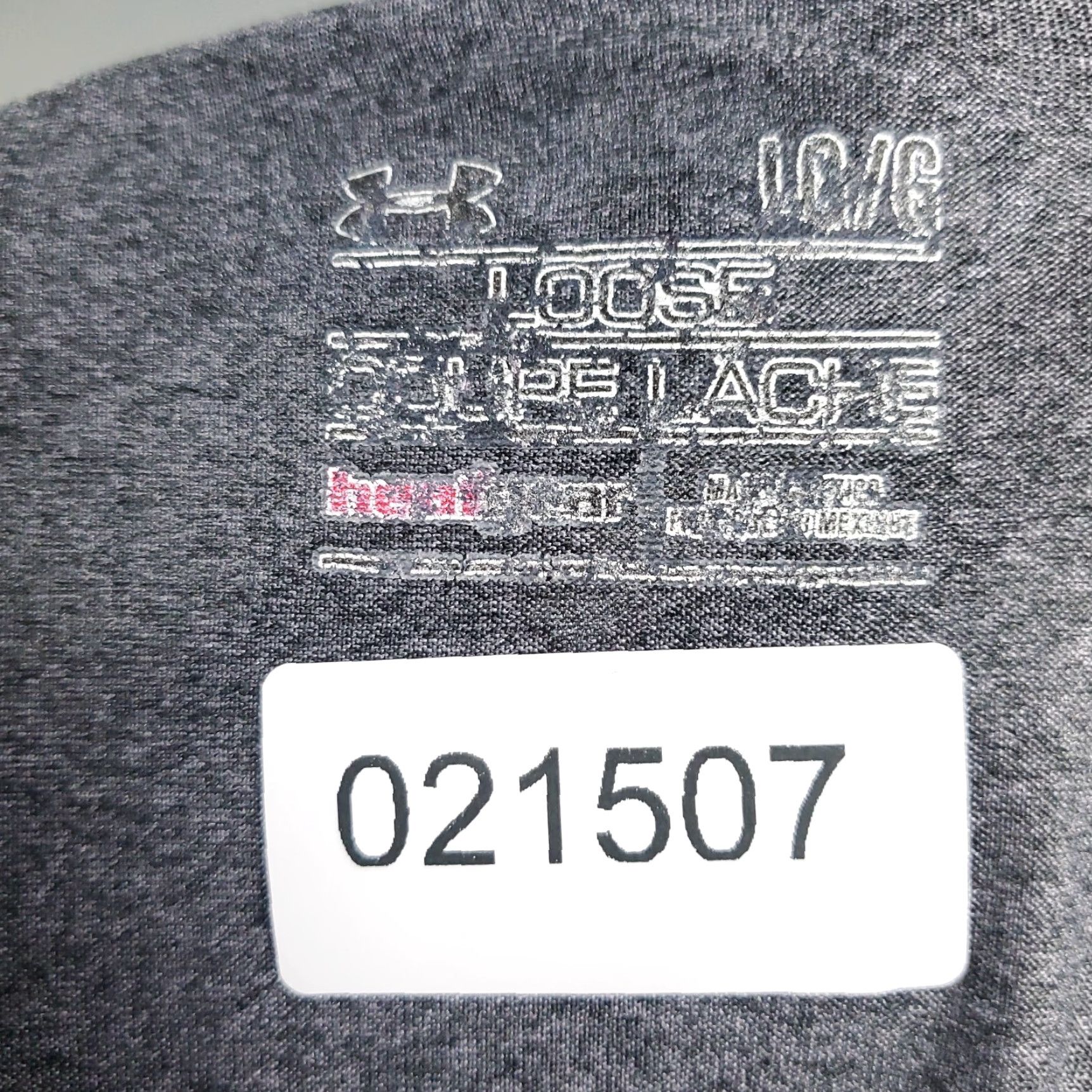 Under Armour Under Armour T Shirt Mens Large Gray HeatGear Active Work Out Gym Logo Regular Shirt - Under Armour HeatGear Size US L / EU 52-54 / 3 - 7 Thumbnail