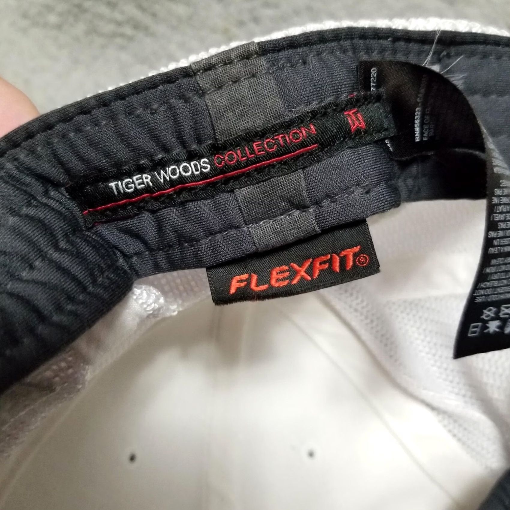 Nike Nike Tiger Woods Hat Cap Fitted Mens L White Trucker Golf VRS Flexfit Size ONE SIZE - 4 Thumbnail