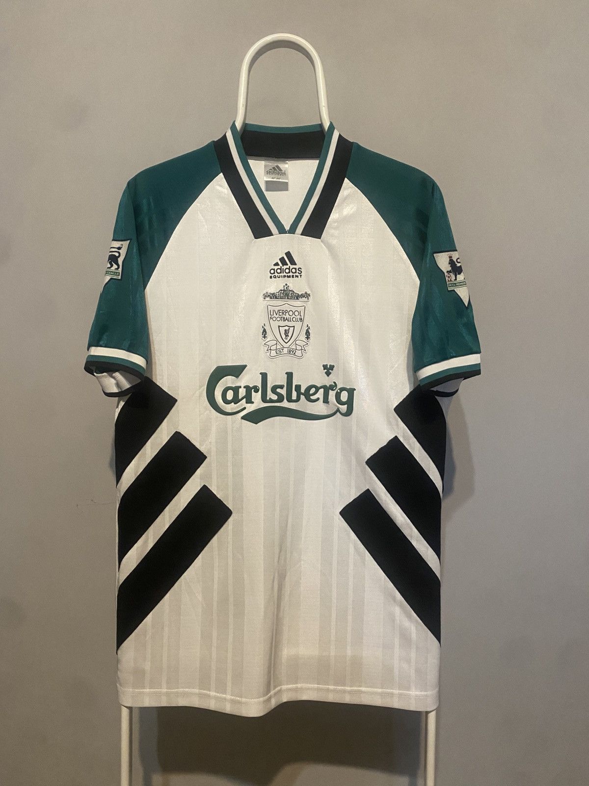 Adidas Equipment Liverpool 1993 1995 Away Shirt Jersey