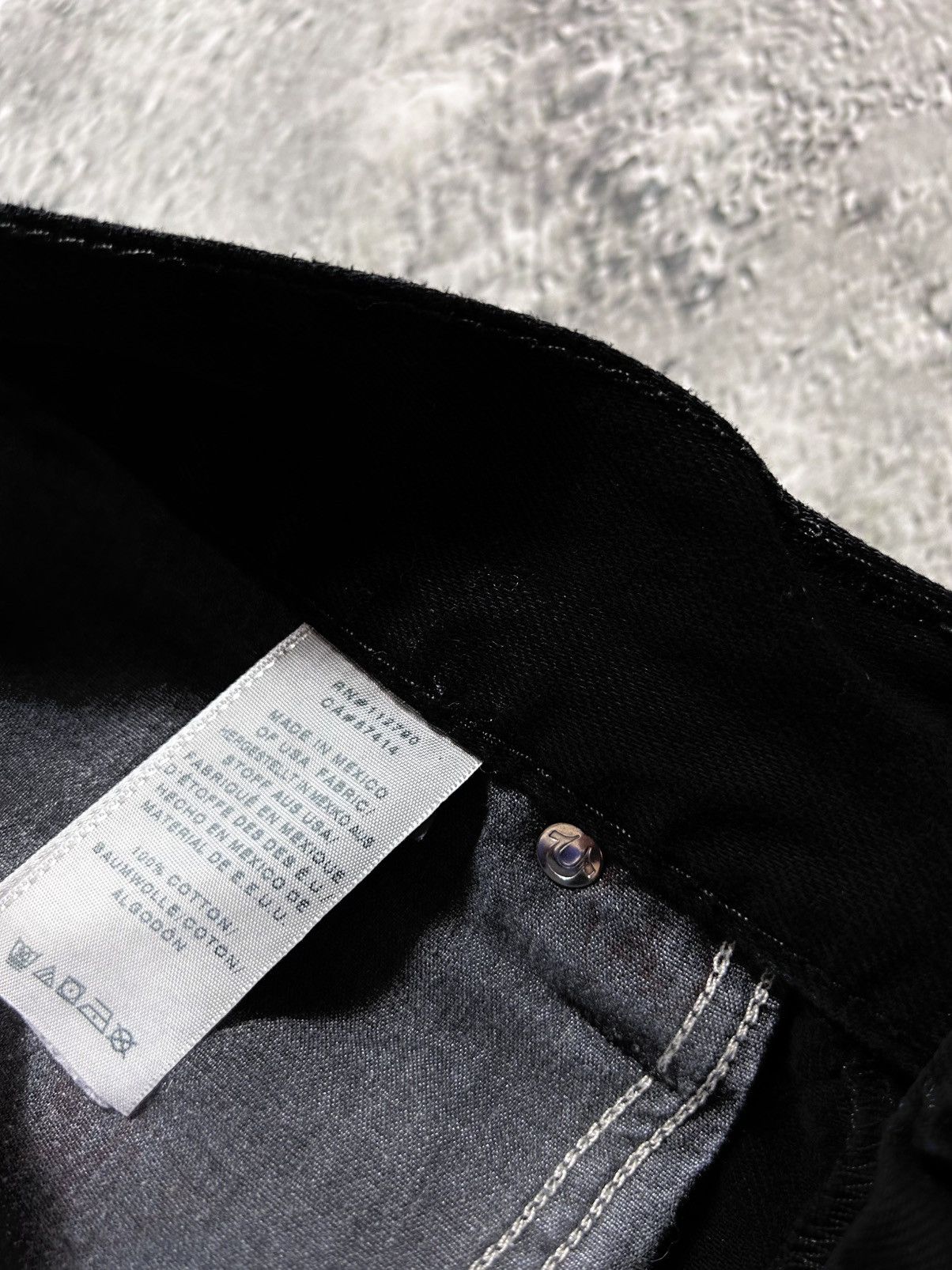 True Religion True Religion black jeans white thick stitching Y2K Straight Size US 34 / EU 50 - 7 Thumbnail