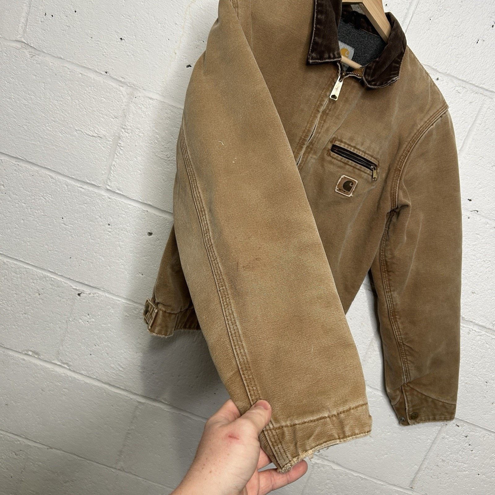 Carhartt Y2K Carhartt Sherpa-Lined Detroit Jacket “Brown” YYJ97 BRN Size XS / US 0-2 / IT 36-38 - 6 Thumbnail