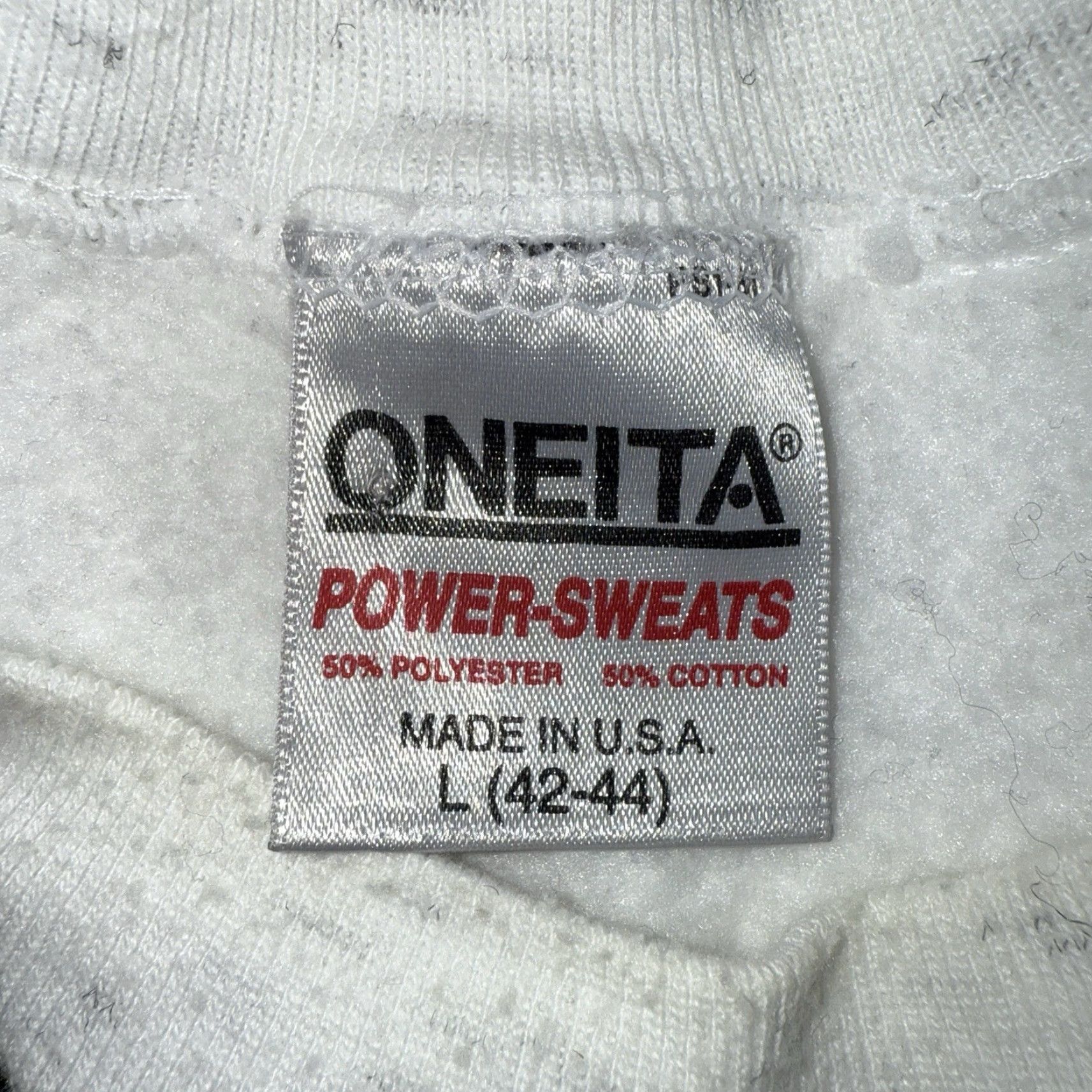 Vintage VTG Oneita Redondo Beach California White Pullover Sweatshirt Mens Size L USA Size US L / EU 52-54 / 3 - 4 Thumbnail