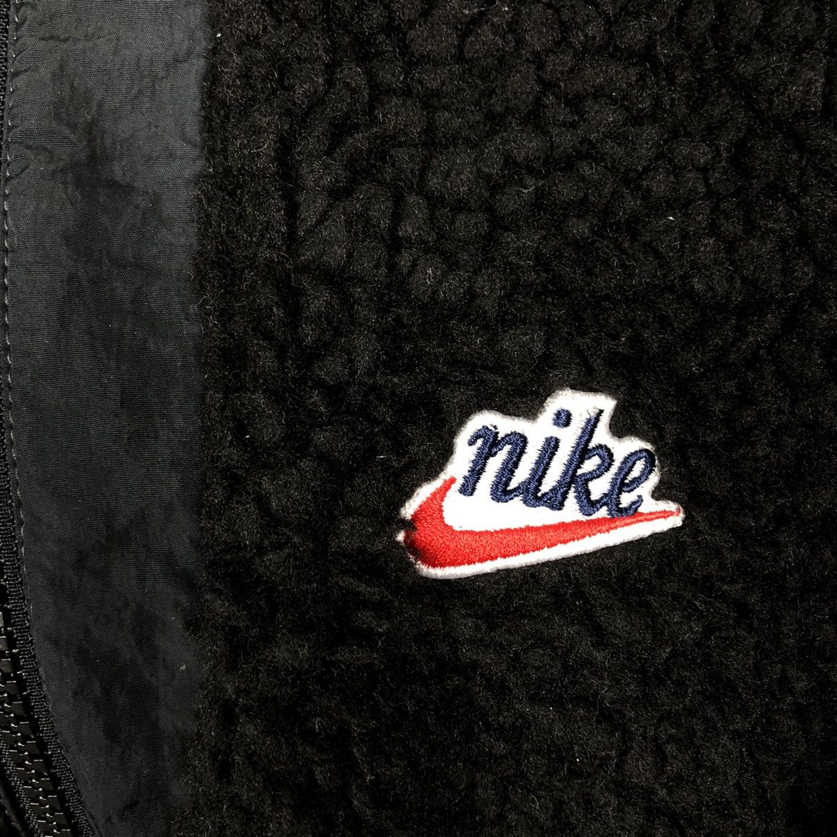 Nike 🔥90’s Vintage Nike Anorak Jacket Fleece Big Swoosh Logo Size US M / EU 48-50 / 2 - 10 Thumbnail