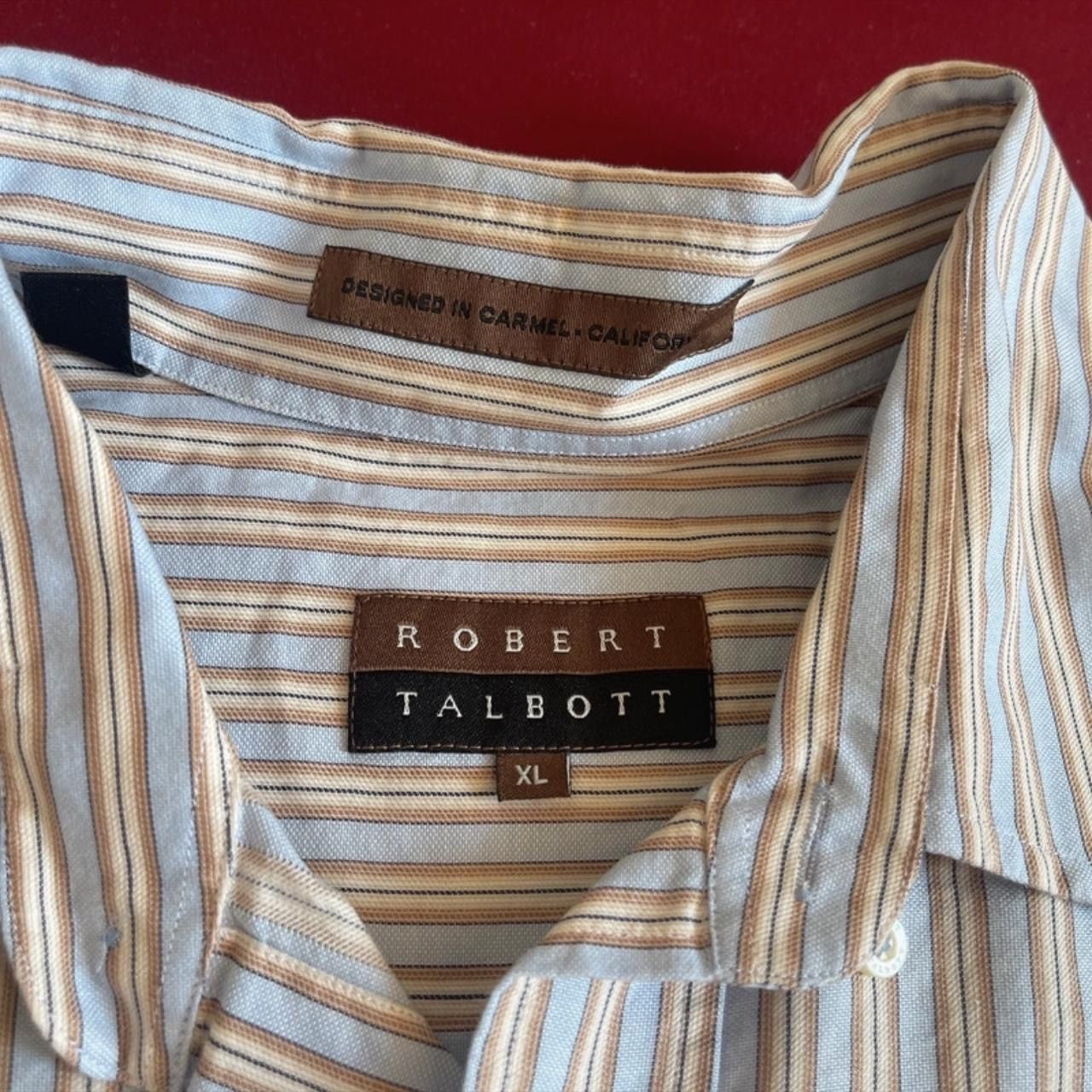 Robert Talbott Robert Talbott California Mens Long Sleeve Button Shirt Size US XL / EU 56 / 4 - 3 Thumbnail