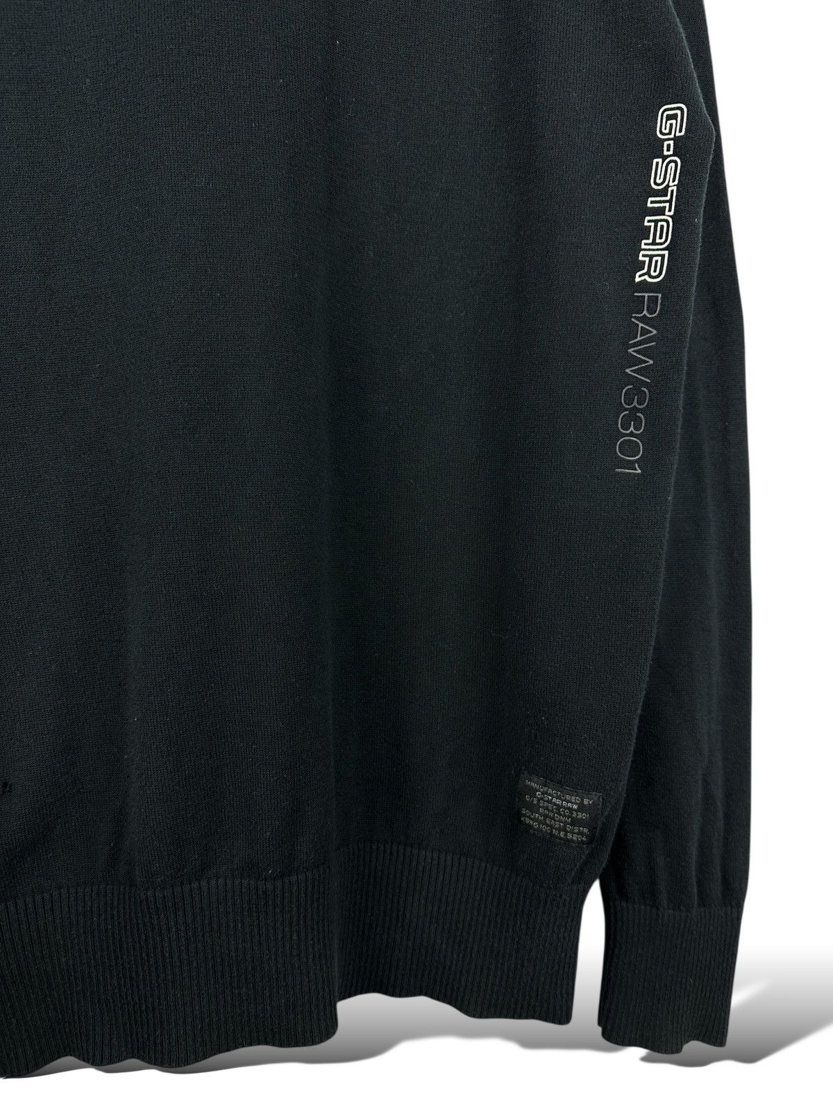 G-Star Vintage Y2K G-Star Shield R Knit Sweater Embroidered Logo Size US L / EU 52-54 / 3 - 15 Thumbnail