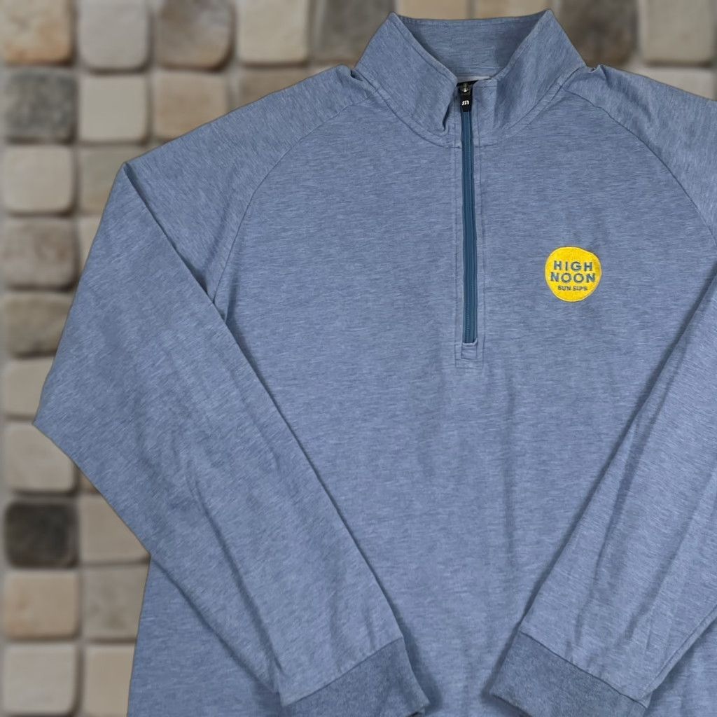 TravisMathew Travis Mathew Shirt Mens XL Blue Golf 1/4 Zip Pullover Golfing Activewear Casual Warm Weather Comfort Moisture Wicking Size US XL / EU 56 / 4 - 1 Thumbnail