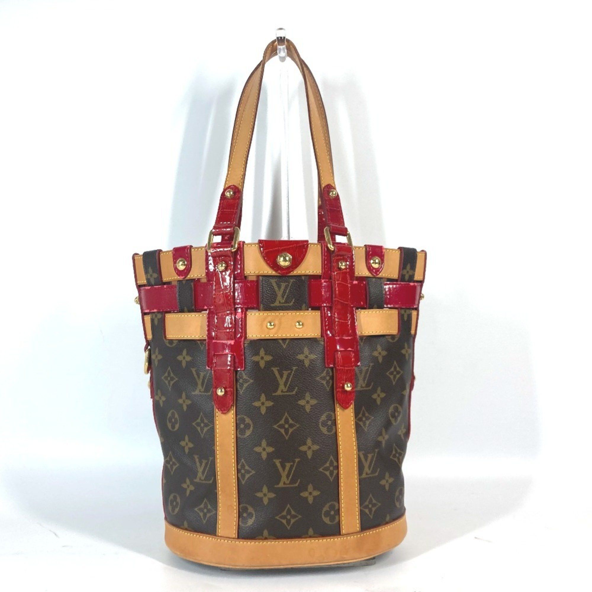 Louis Vuitton M95613 Monogram Ruby Neo Bucket Shoulder Bag Tote Canvas Women's Brown