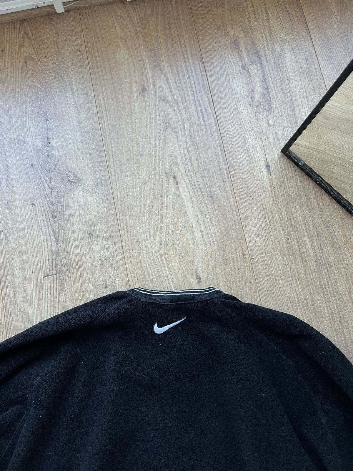 Nike 00’s NIKE FIT V-NECK SWOOSH LOGO SWEATSHIRT Y2K RARE Size US M / EU 48-50 / 2 - 7 Thumbnail