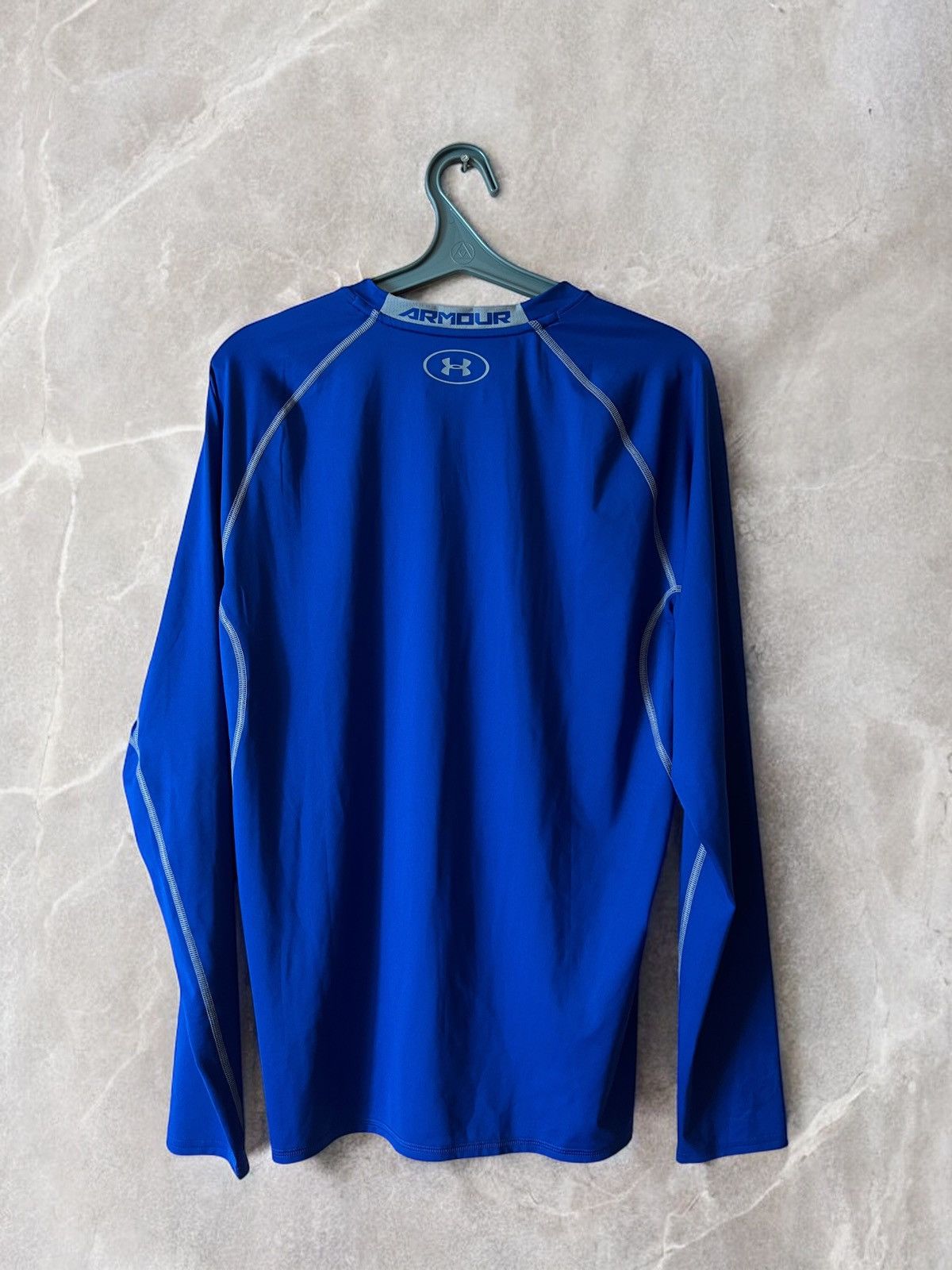 Under Armour × Vintage UNDER ARMOUR THERMO LONG SLEEVE SWEATSHIRT NEON HEATGEAR y2k Size US XXL / EU 58 / 5 - 2 Thumbnail