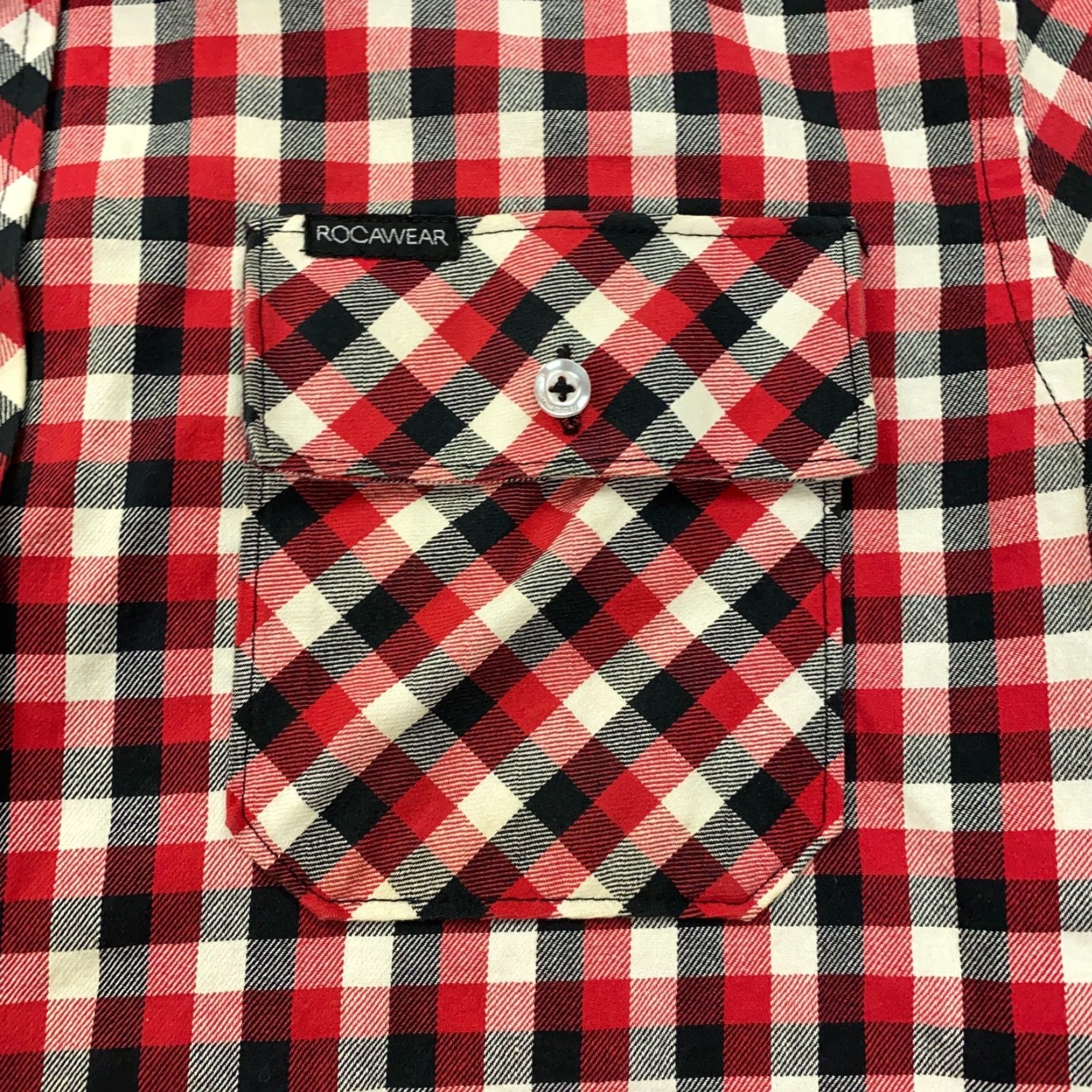 Rocawear Rocawear Shirt Mens M Red Plaid Check Athletic Dept Championship NYC Shirt/Top (Button-Up) Men’s - 90s Grunge Hip Hop Style? Size US M / EU 48-50 / 2 - 3 Thumbnail