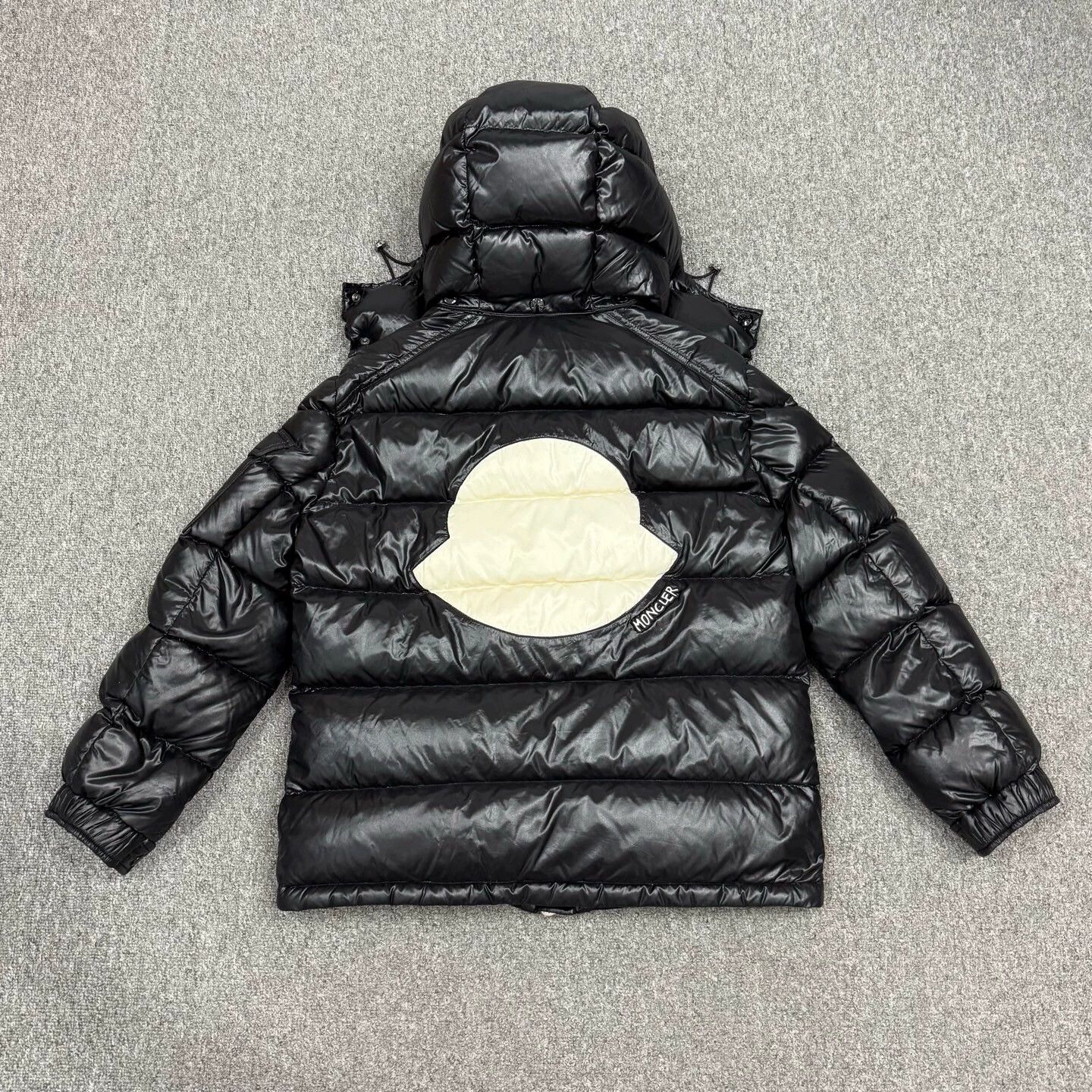 Moncler Moncler Fustet Shiny Black Down Coat 1 99 New Size XS / US 0-2 / IT 36-38 - 2 Thumbnail
