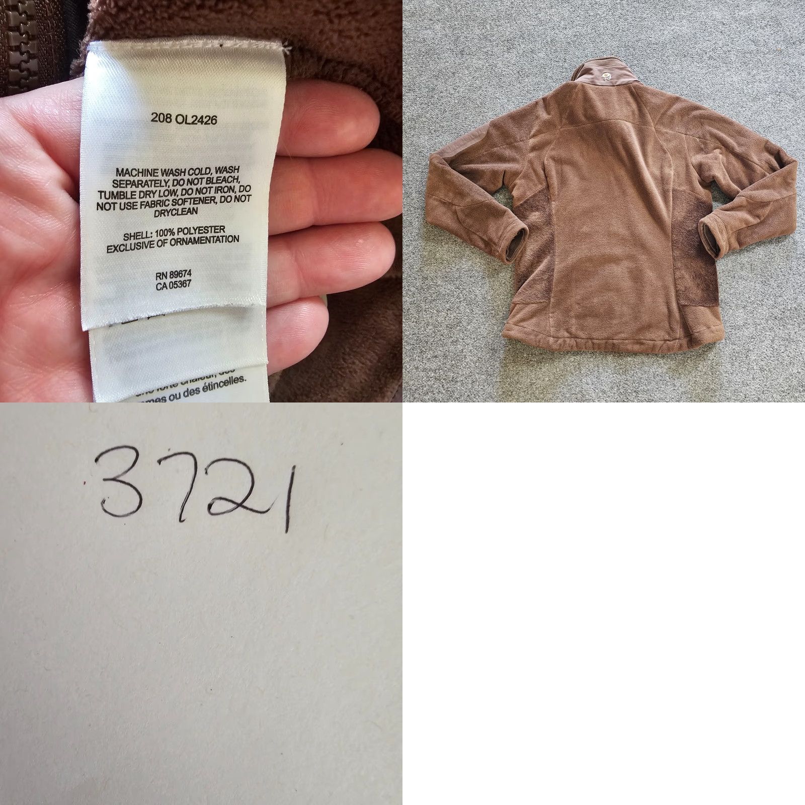 Mountain Hardwear VINTAGE Mountain Hardwear Jacket Womens Medium Brown Fleece Full Zip Long Sleeve Capsule Size M / US 6-8 / IT 42-44 - 8 Thumbnail