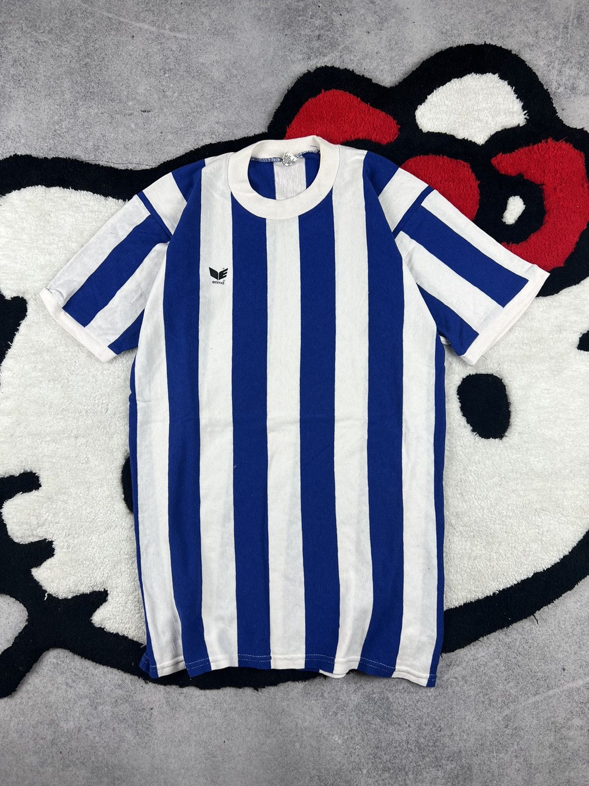 Other Vintage Erima 80s West Germany Blockcore Style Soccer Jersey Size US L / EU 52-54 / 3 - 1 Thumbnail