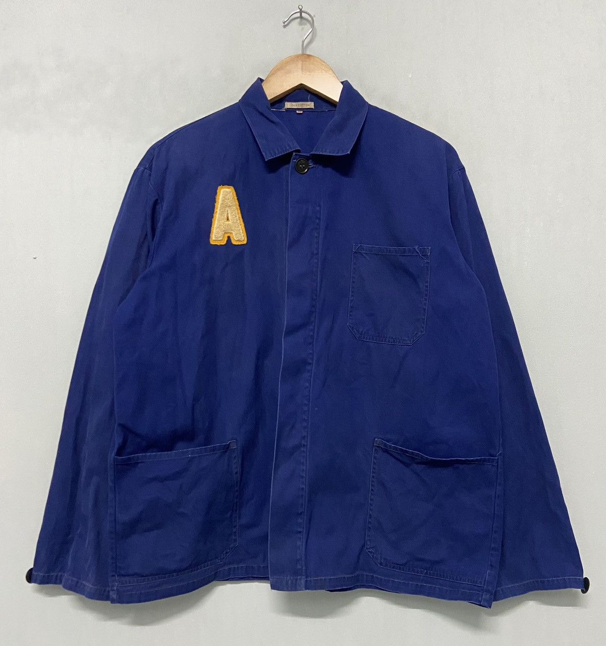 Vintage Vintage 1970s French Work Jacket ‘A’ Patch Multi Pocket Size US L / EU 52-54 / 3 - 1 Thumbnail