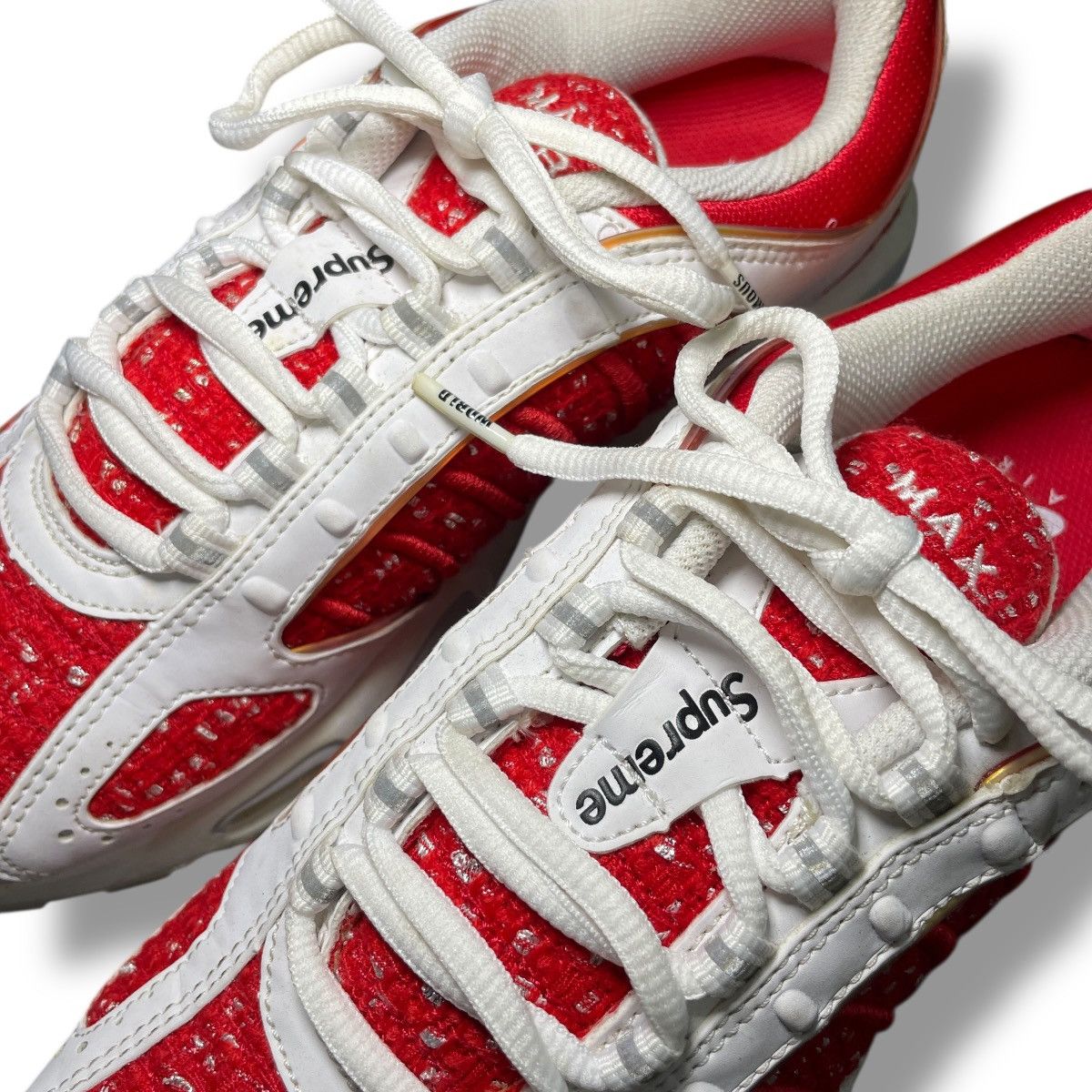 Nike × Supreme Supreme x Nike Air Max 98 Tailwind 4 University Red Sneakers Size US 8 / EU 41 - 3 Thumbnail