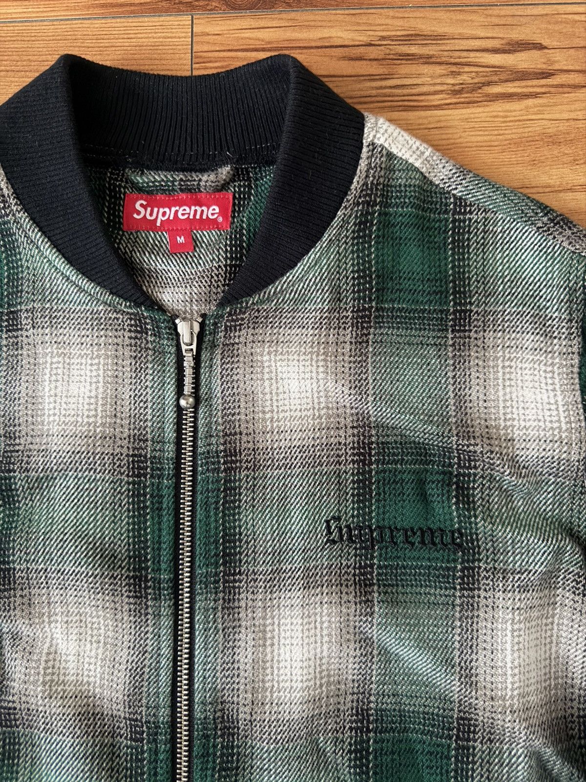 Supreme Supreme Shadow Plaid Bomber Size US M / EU 48-50 / 2 - 3 Thumbnail
