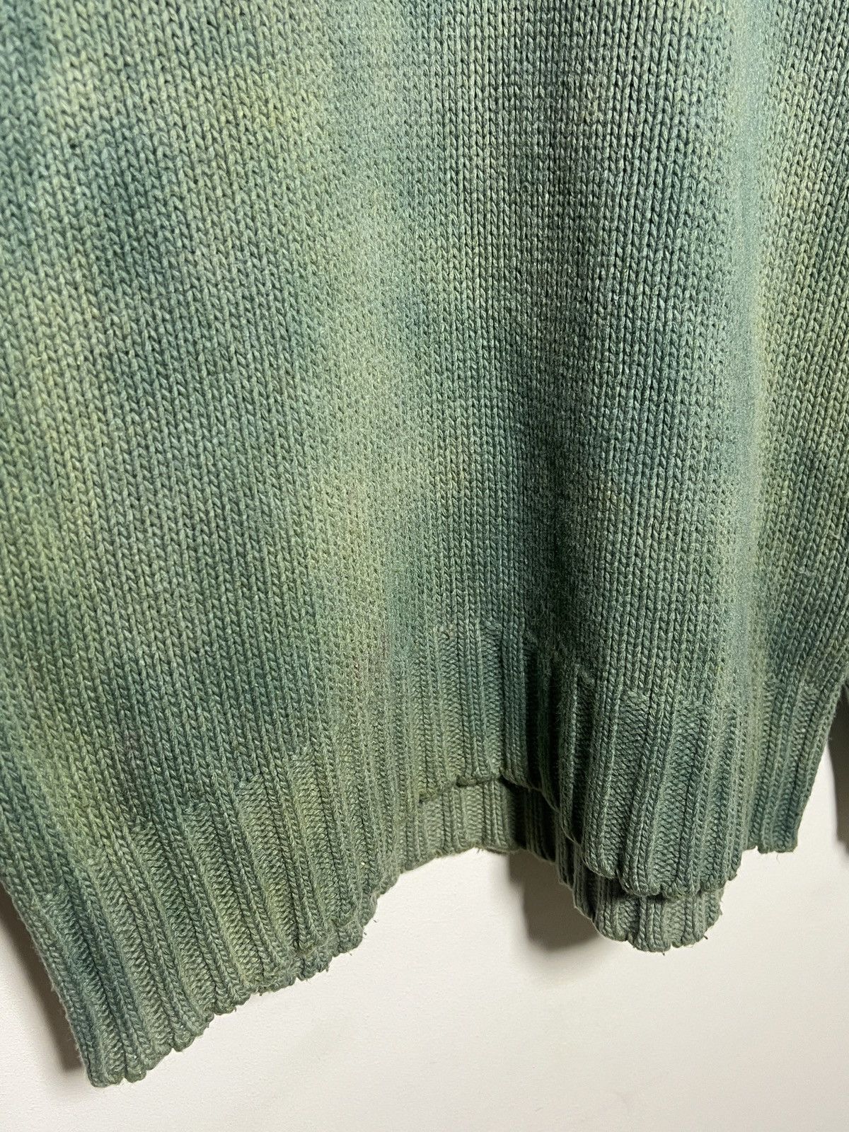 Stone Island Stone Island Chunky Overdyed Sweater – Vintage – Sage Green Size US M / EU 48-50 / 2 - 13 Thumbnail