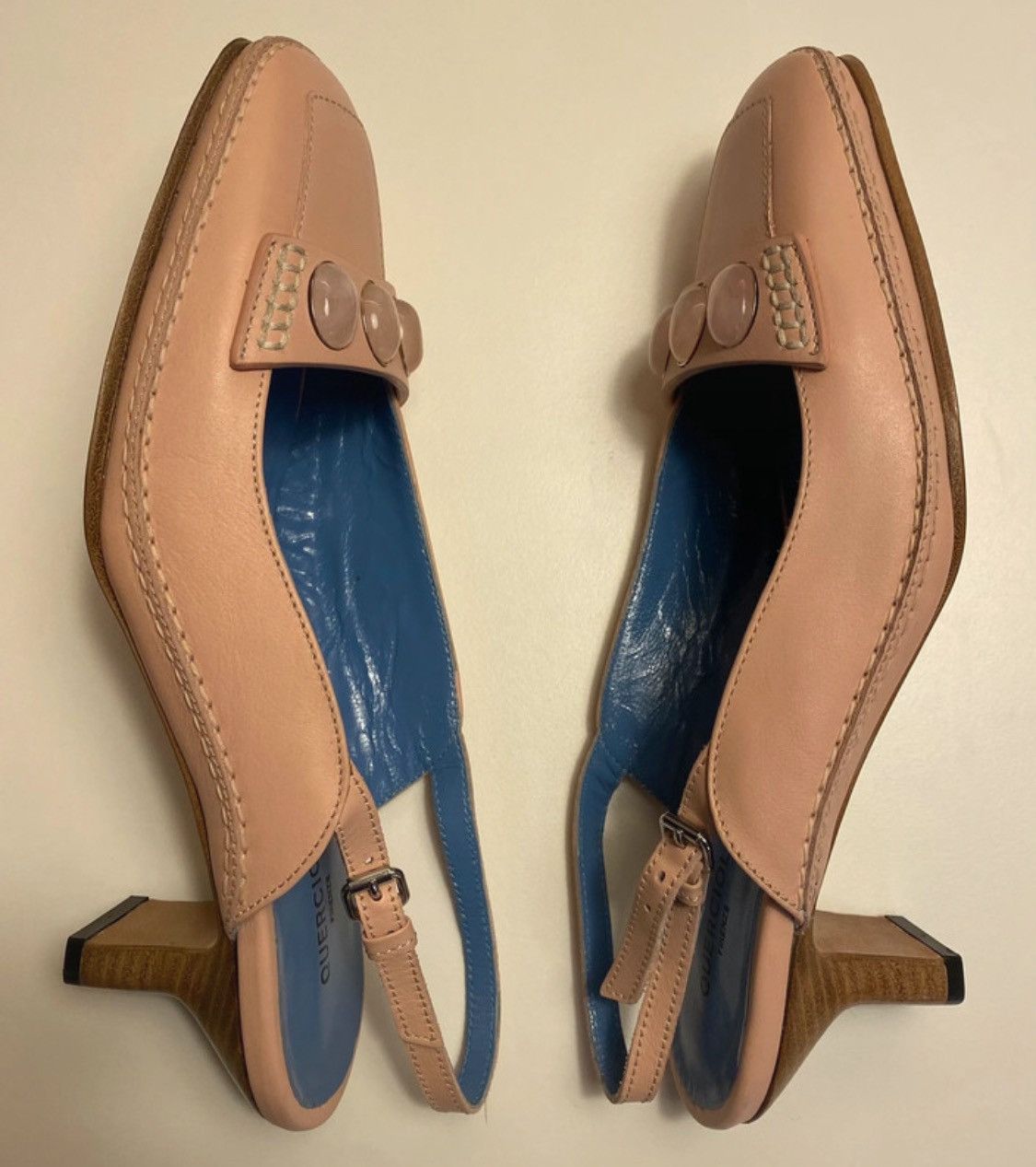 Quercioli Slingback leather Quercioli Size US 7 / IT 37 - 6 Thumbnail