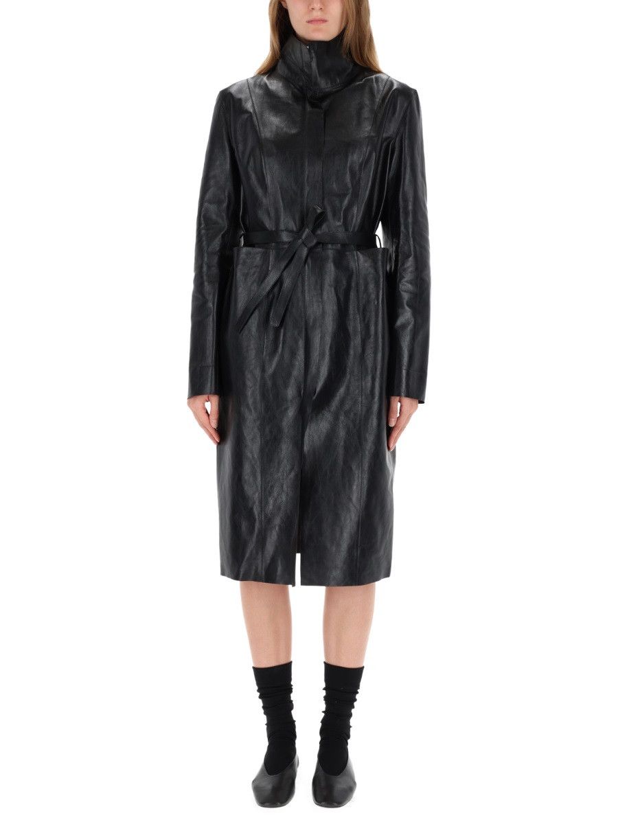 Our Legacy OUR LEGACY "CONCEALED" COAT - BLACK (FR 36) Size XS / US 0-2 / IT 36-38 - 1 Thumbnail