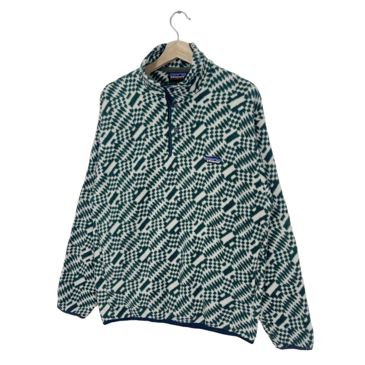 Native × Patagonia × Vintage 90’s Patagonia Aztec Fleece Size US M / EU 48-50 / 2 - 4 Thumbnail