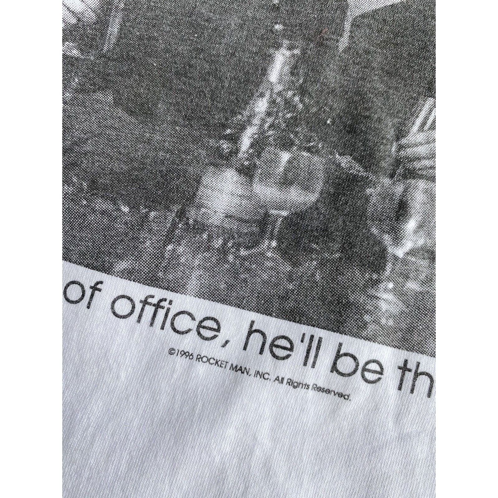 Vintage Vtg Bill Clinton Hillary Political Waiting To Inhale Shirt Size US XL / EU 56 / 4 - 4 Thumbnail