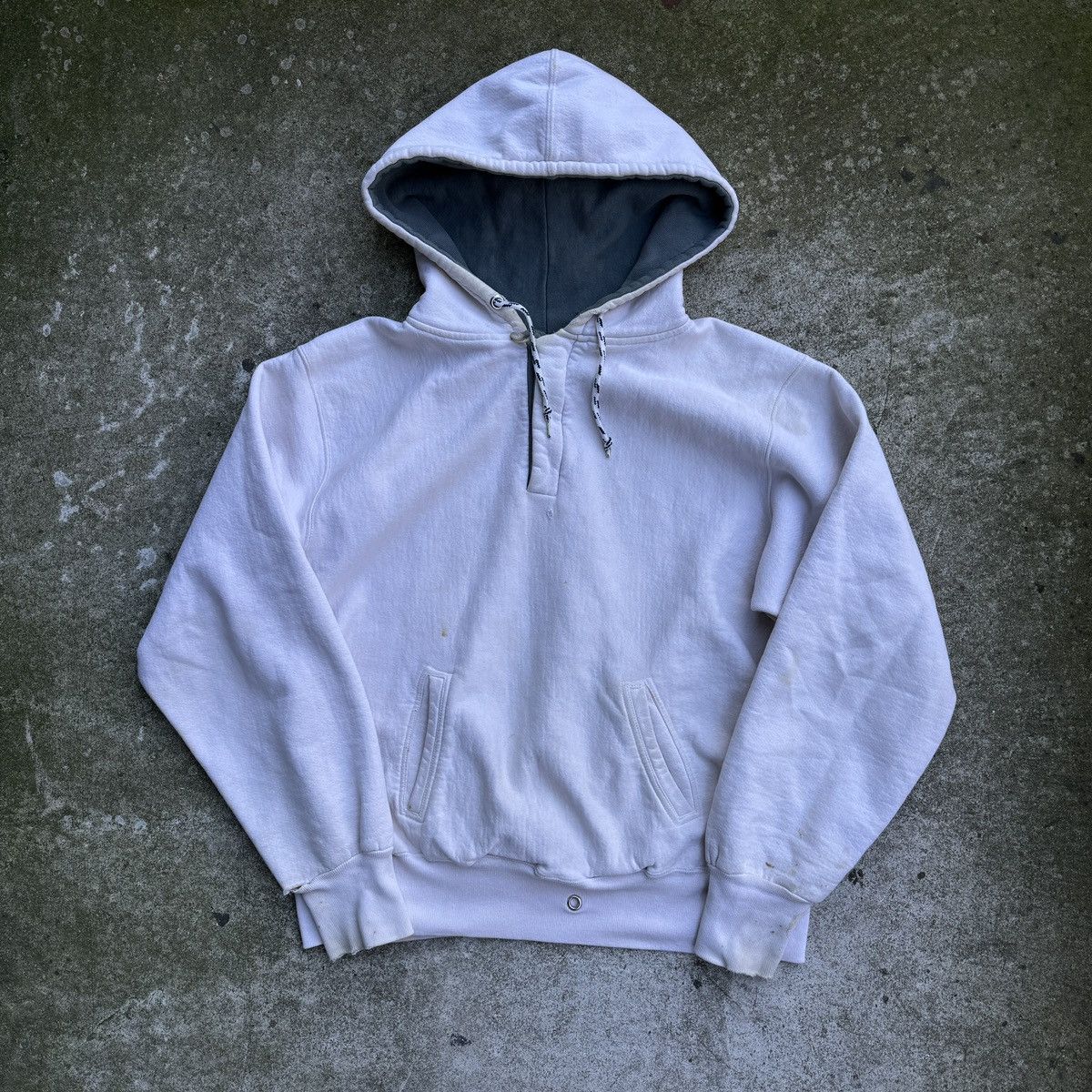Vintage 90s Thrashed Faded Distressed Hoodie ERD Grunge Chrome Size US XL / EU 56 / 4 - 1 Thumbnail