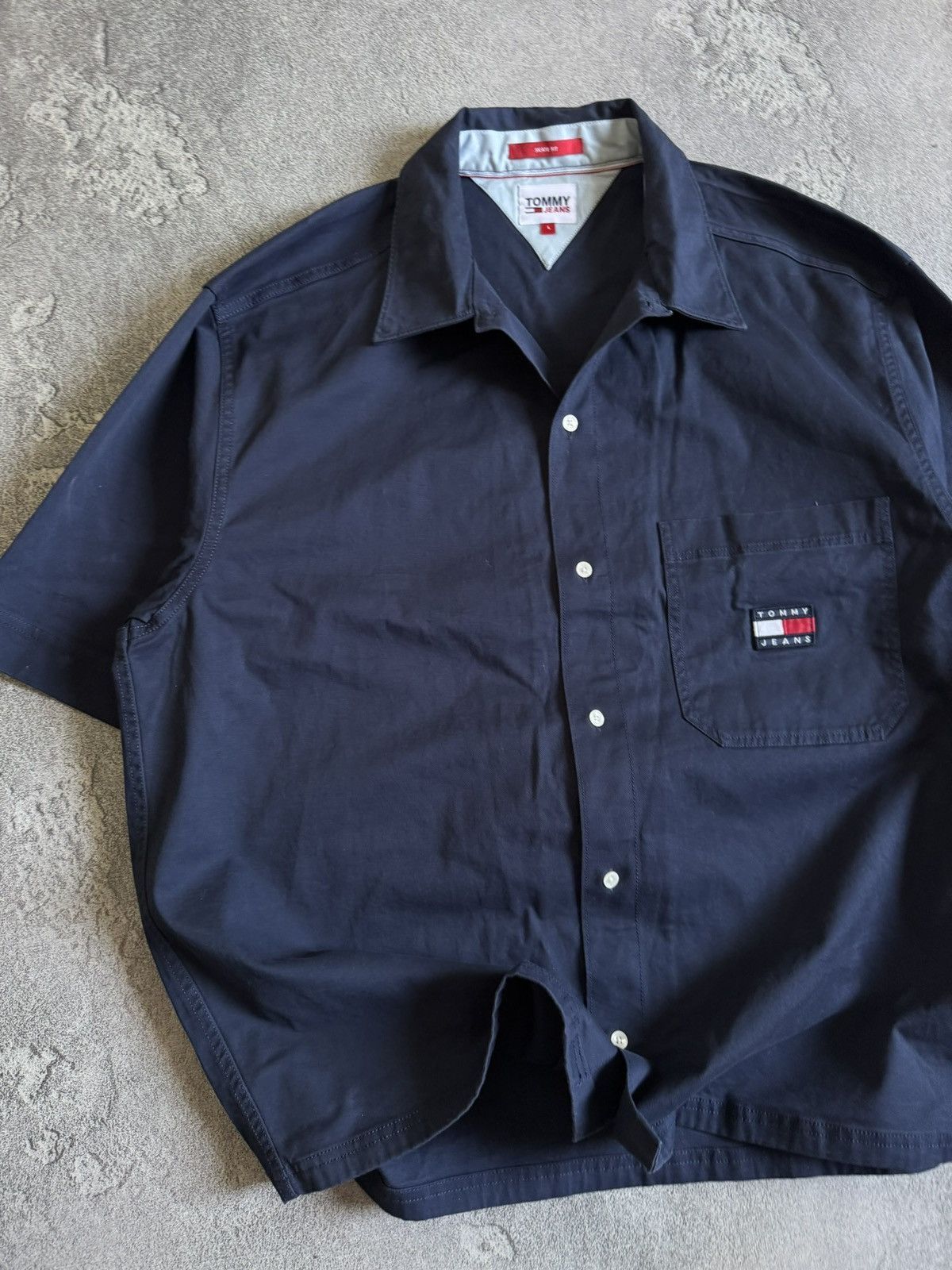 Tommy Hilfiger Tommy Hilfiger Skate shirt button up short sleeve overshirts Size US L / EU 52-54 / 3 - 3 Thumbnail