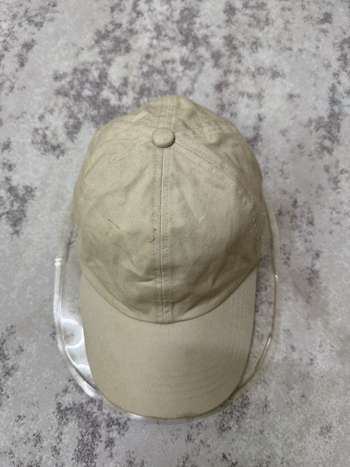 GU GU cream white adjustable cap Size ONE SIZE - 5 Thumbnail