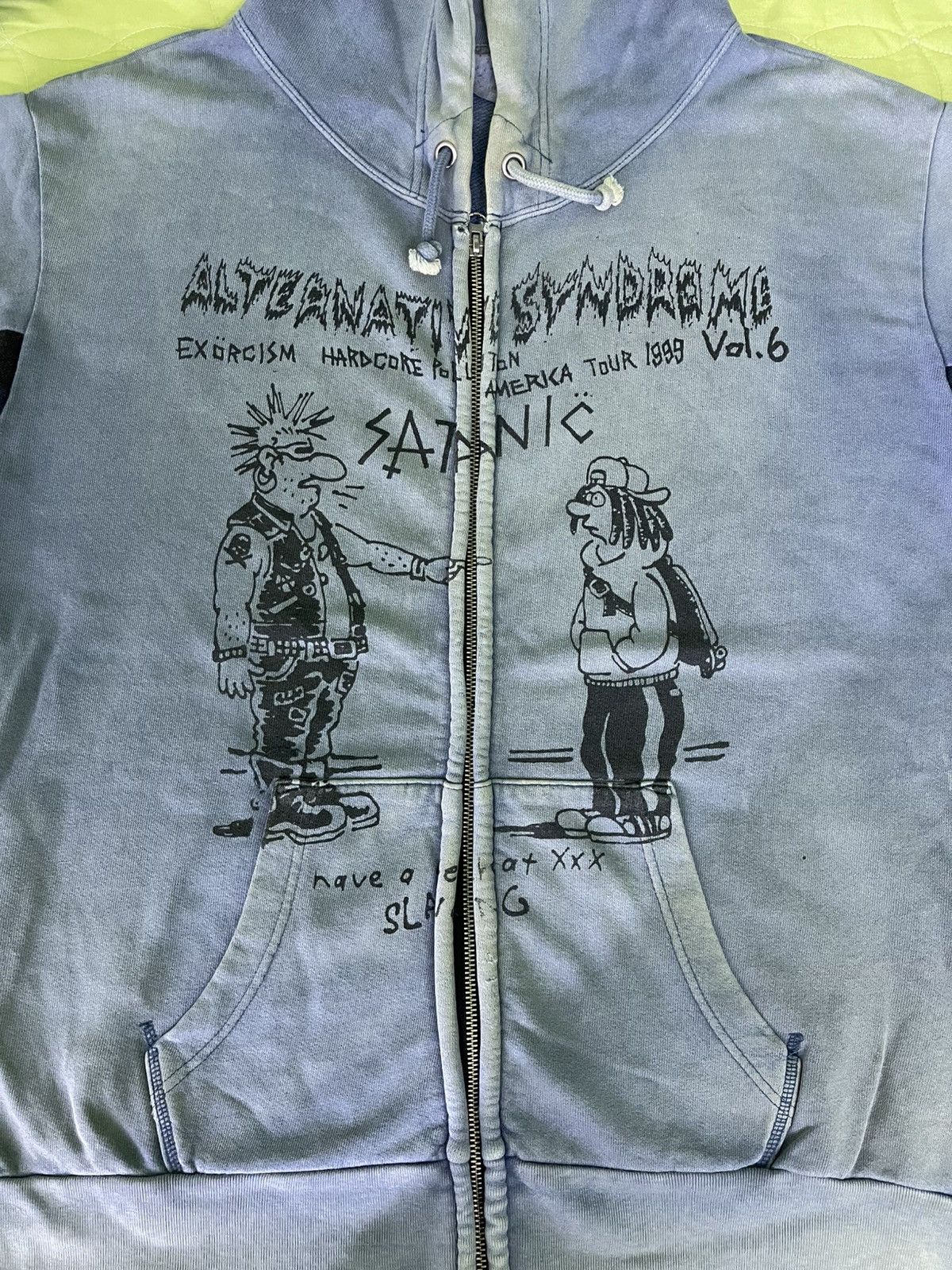 Band Tees vintage 90's Alternative Syndrome Exorcism Hardcore Tour Size US M / EU 48-50 / 2 - 8 Thumbnail