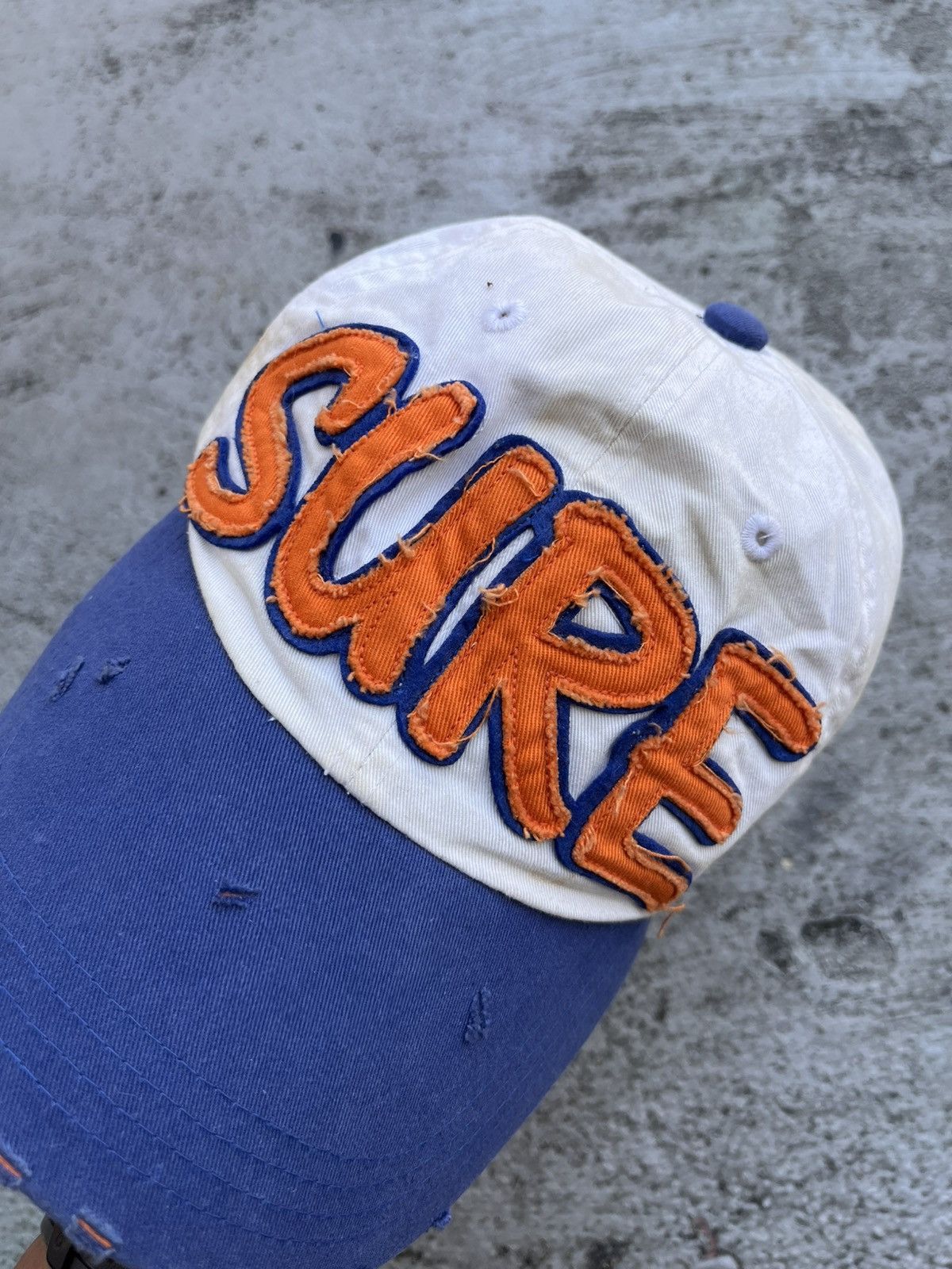Hat Club × Japanese Brand × Vintage ROCKN BLUE DISTRESSED SURE CAP HAT Size ONE SIZE - 7 Thumbnail